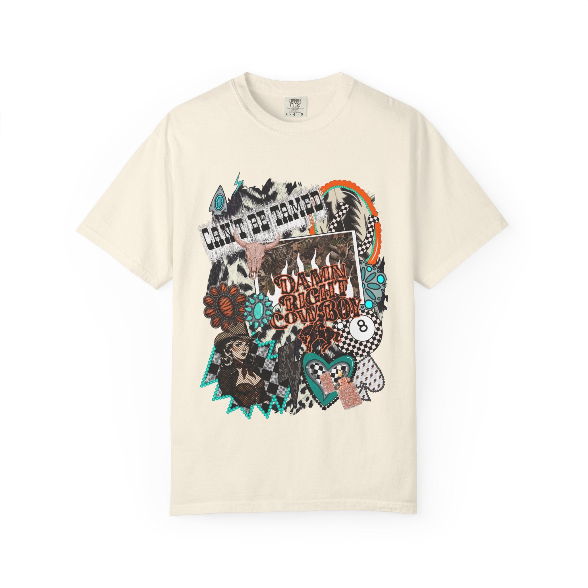 Damn Right Cowboy Graphic Tee - Comfort Colors
