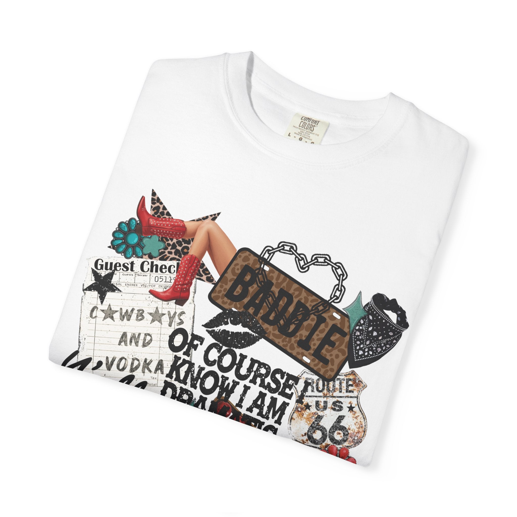 Dramatic Baddie Graphic Tee - Comfort Colors