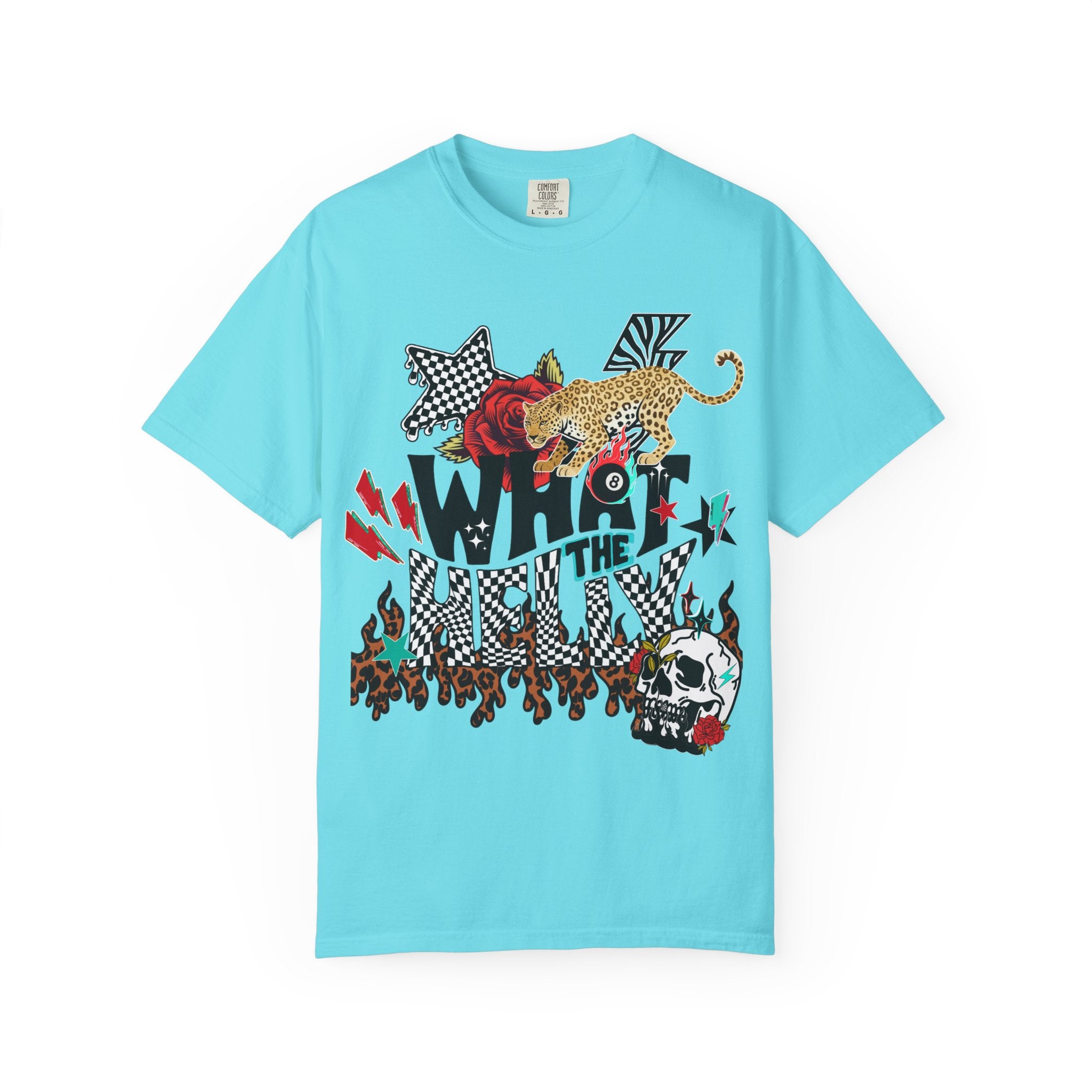 What the Helly (Red) Graphic Tee - Comfort Colors