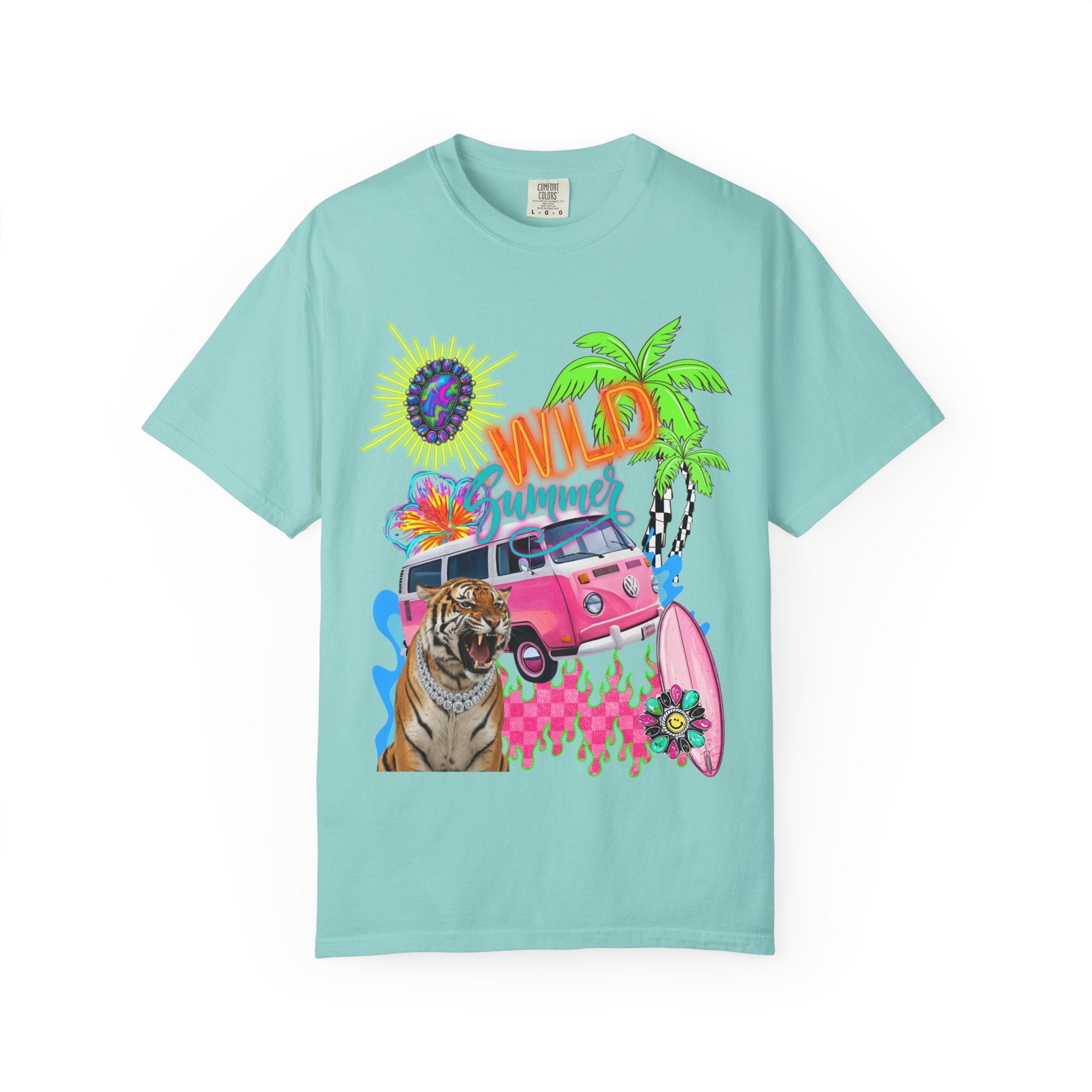 Wild Summer Graphic Tee - Comfort Colors