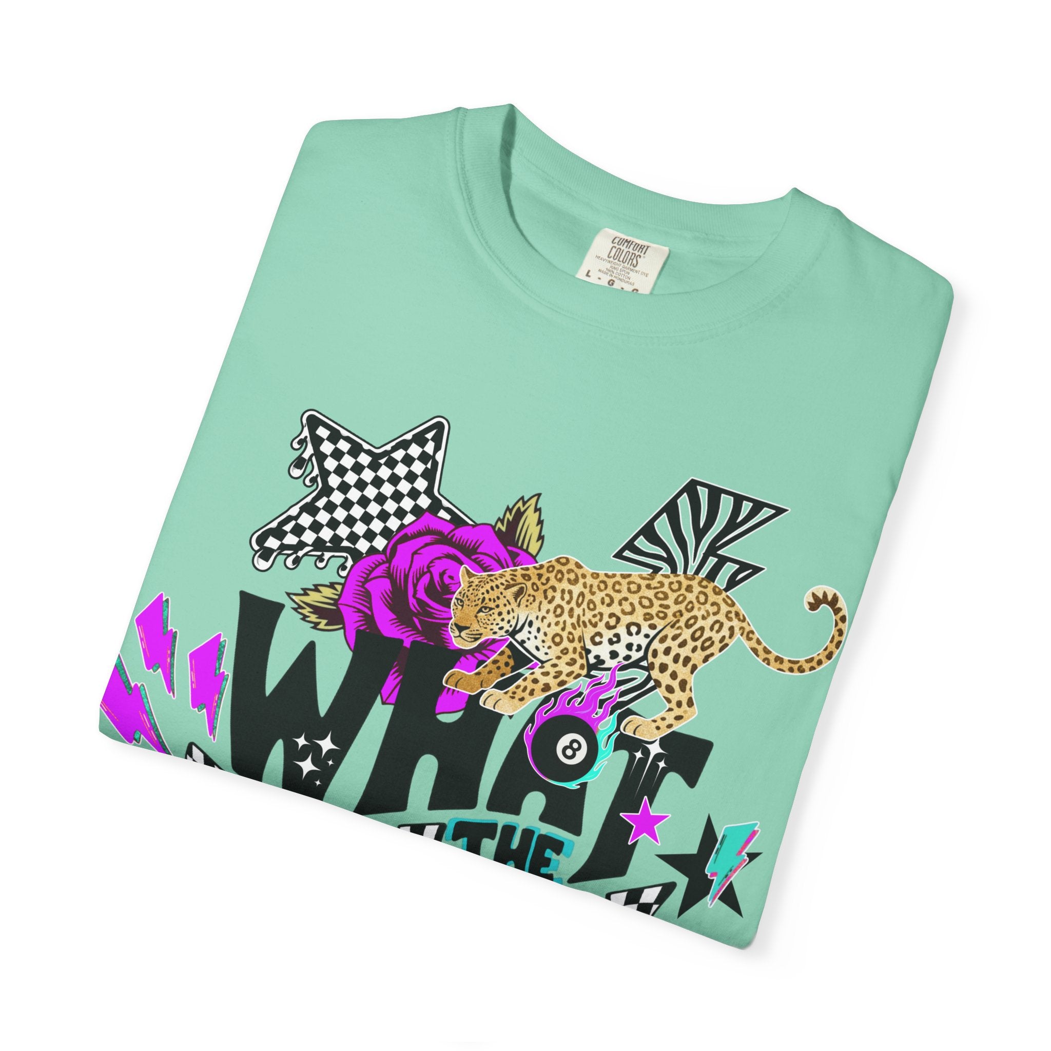 What the Helly (Purple) Graphic Tee - Comfort Colors