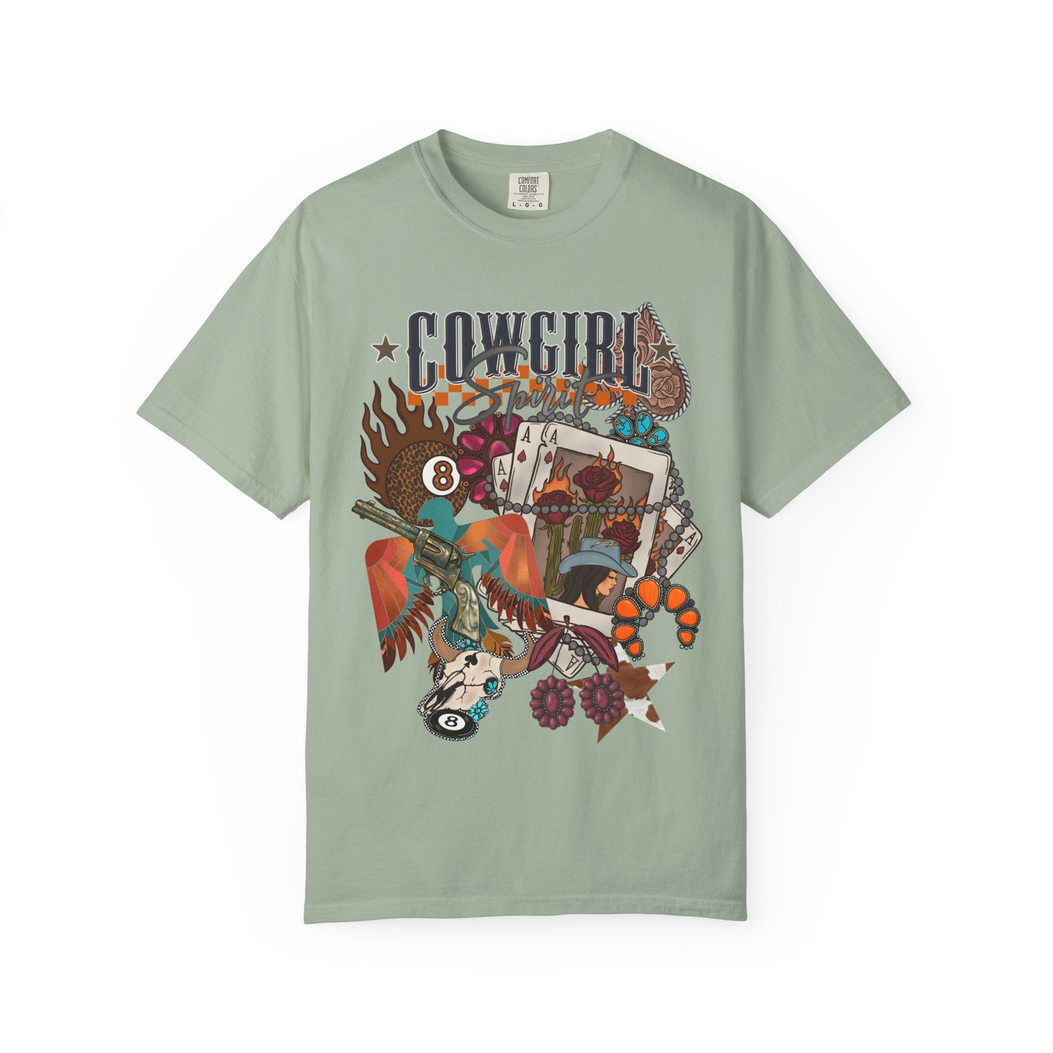 Cowboy Spirit Graphic Tee - Comfort Colors