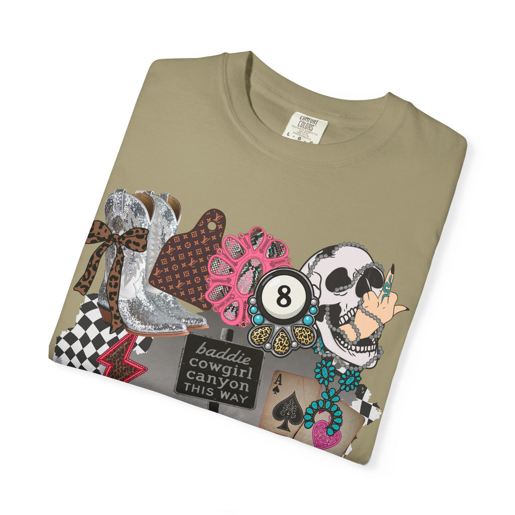 Baddie Cowgirl Canyon Graphic Tee - Comfort Colors