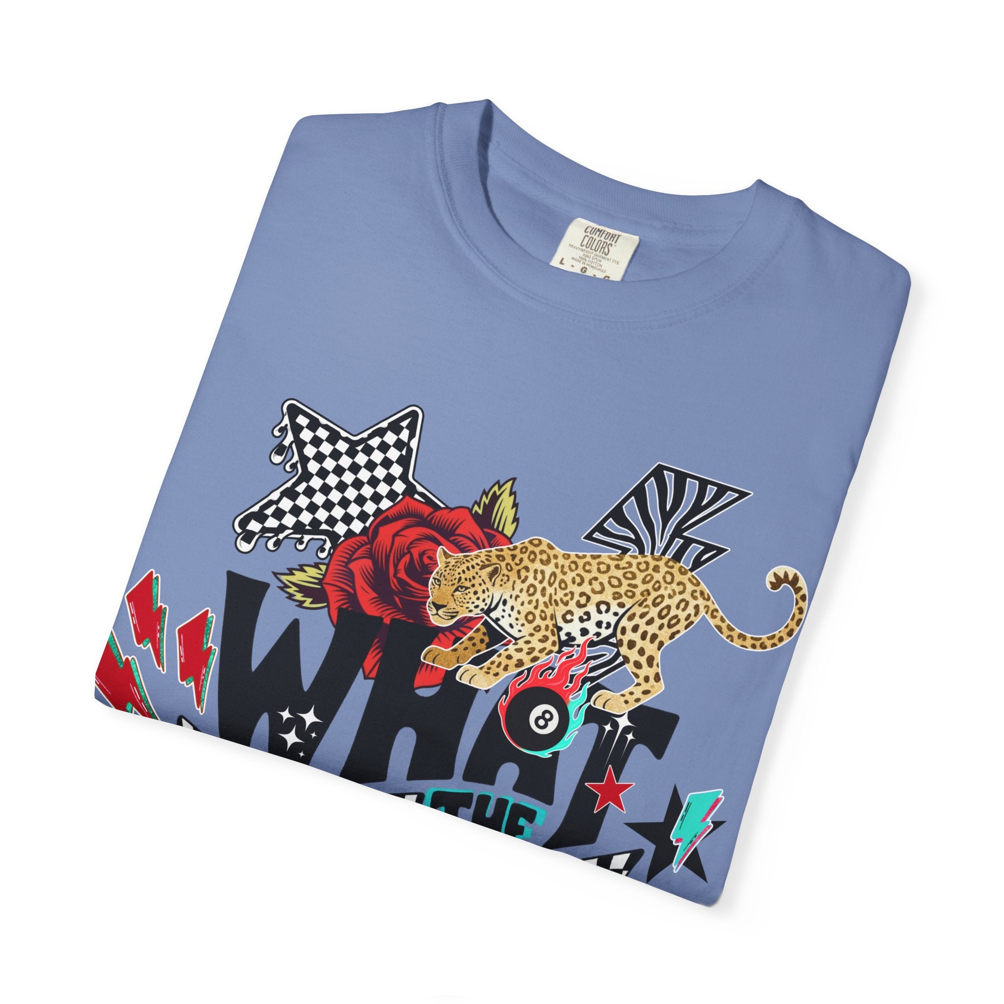 What the Helly (Red) Graphic Tee - Comfort Colors