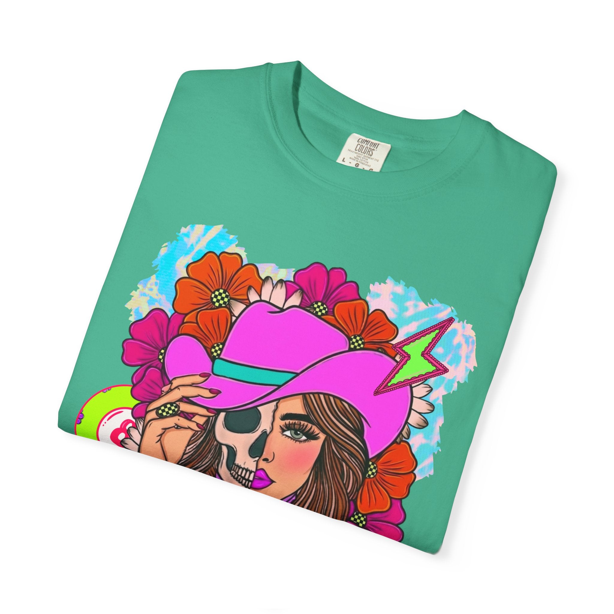 Wild & Free Cowgirl Graphic Tee - Comfort Colors