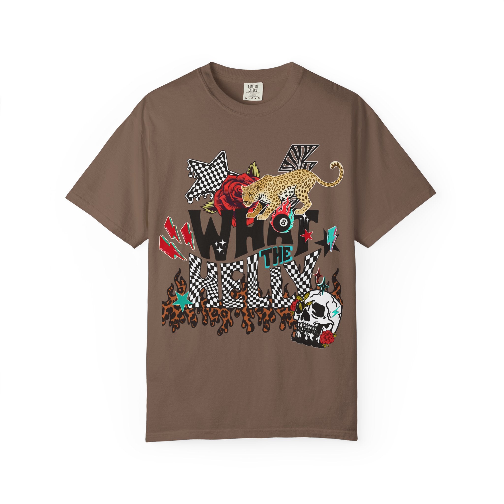 What the Helly (Red) Graphic Tee - Comfort Colors