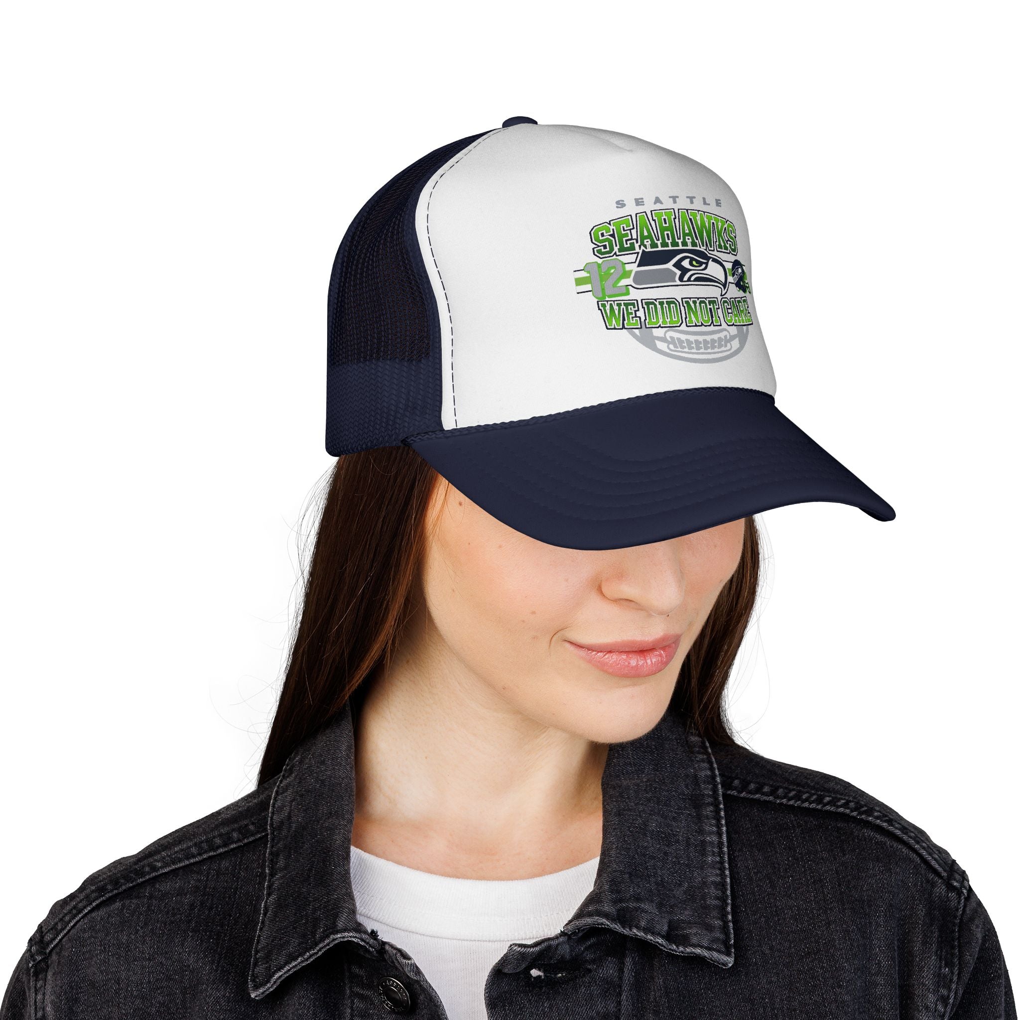 Seattle Seahawks 'We Did Not Care' Trucker Cap