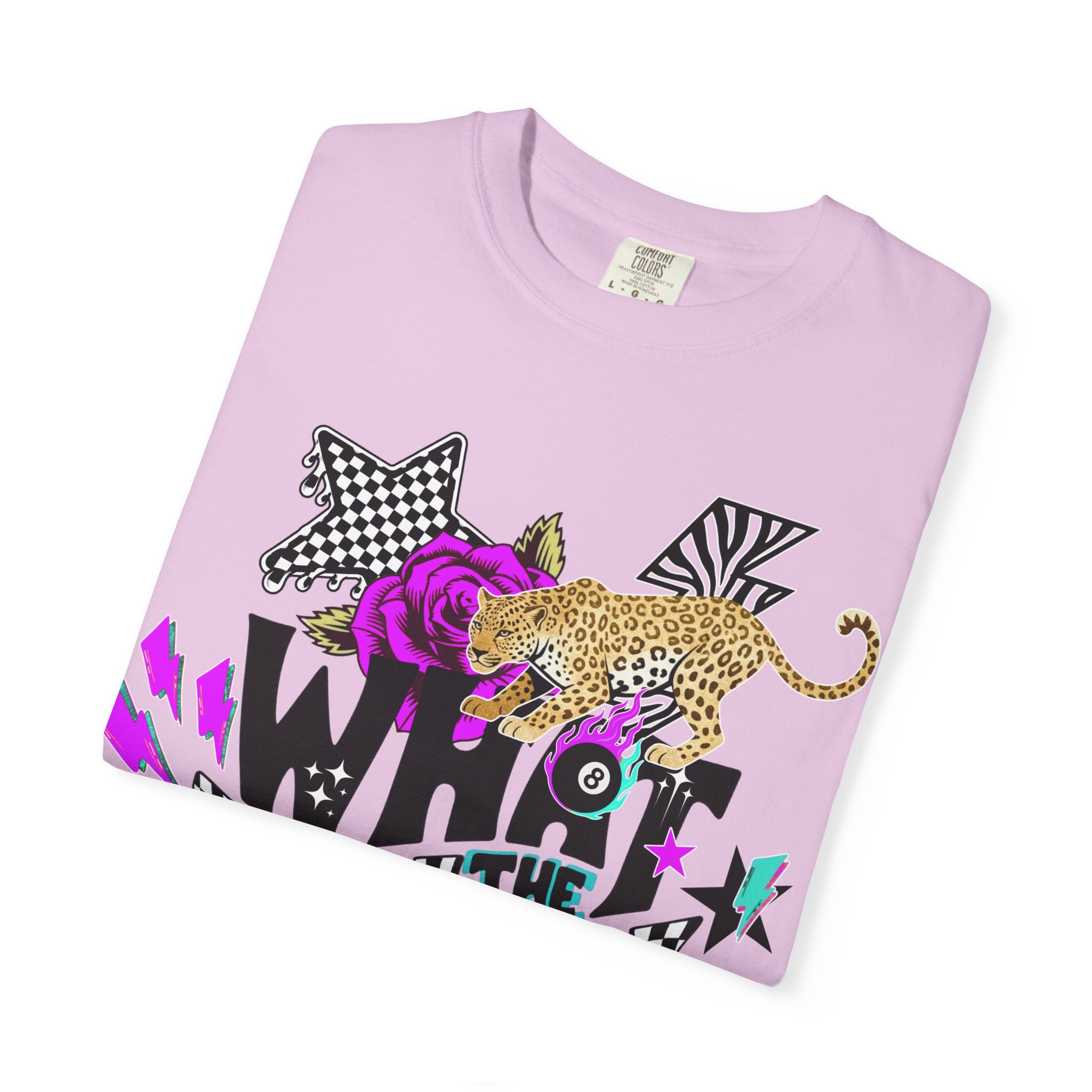 What the Helly (Purple) Graphic Tee - Comfort Colors