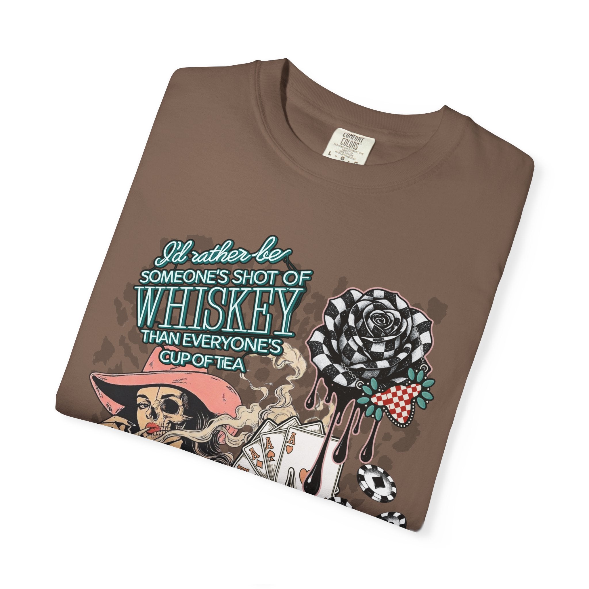 Whiskey Over Tea Graphic Tee - Comfort Colors