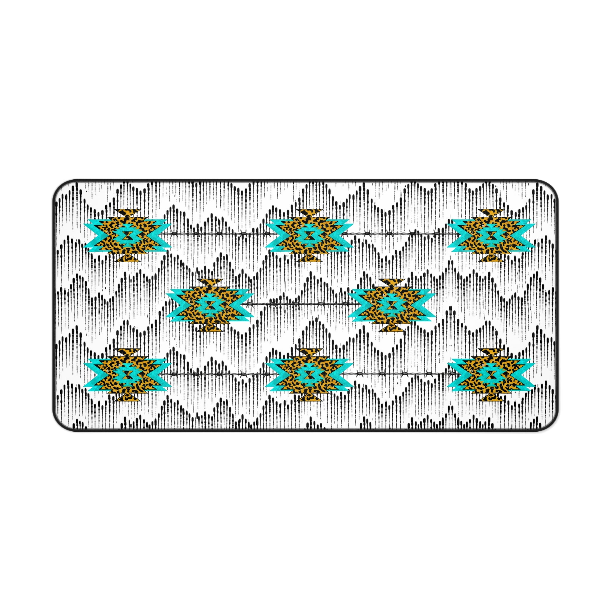 Leopard Aztec Desk Mat