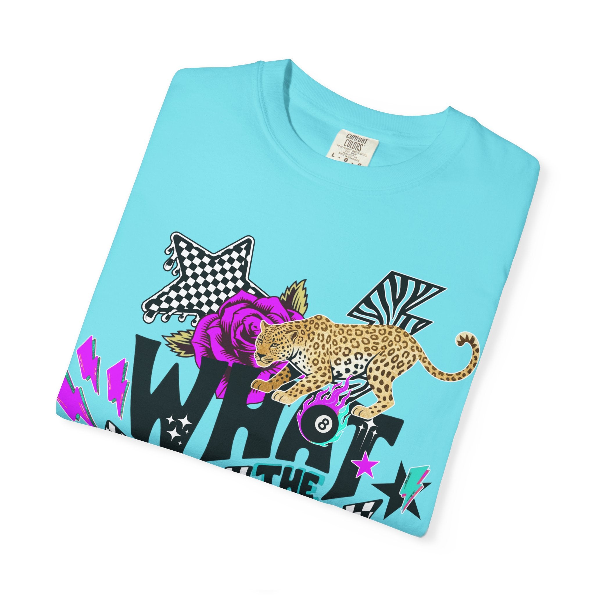 What the Helly (Purple) Graphic Tee - Comfort Colors