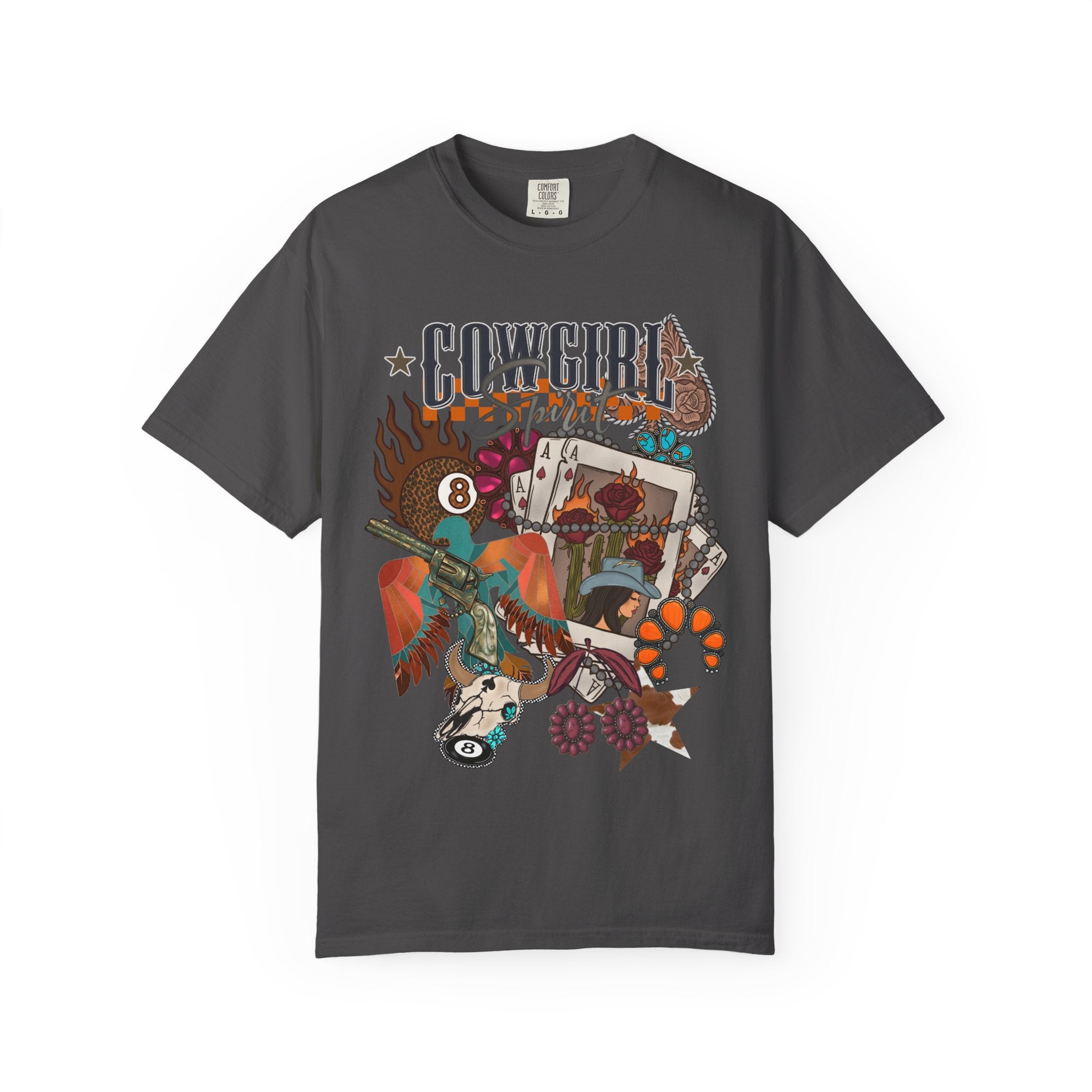 Cowboy Spirit Graphic Tee - Comfort Colors