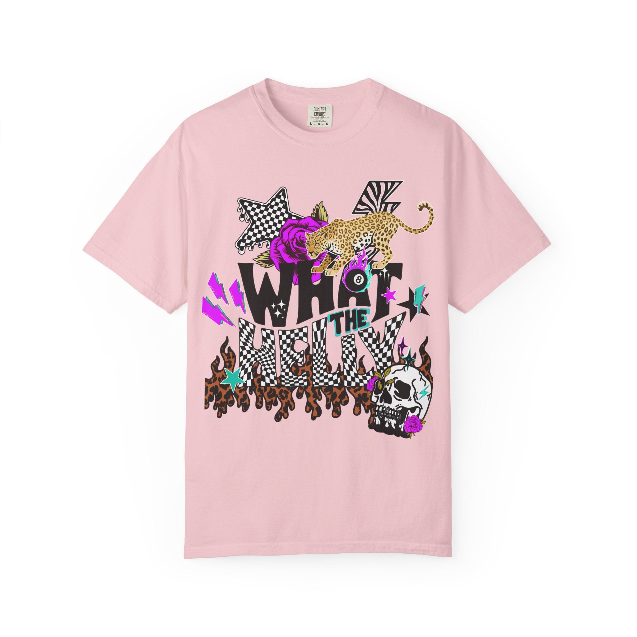 What the Helly (Purple) Graphic Tee - Comfort Colors