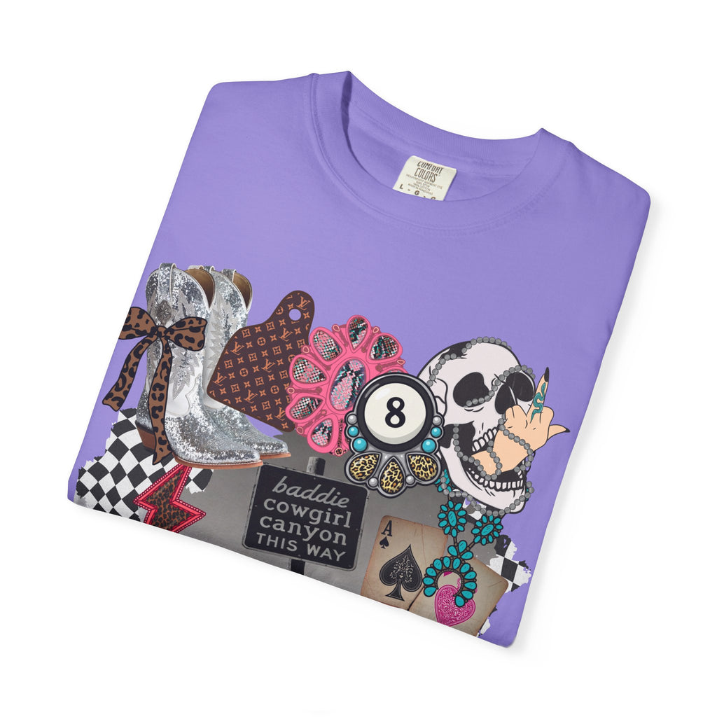 Baddie Cowgirl Canyon Graphic Tee - Comfort Colors