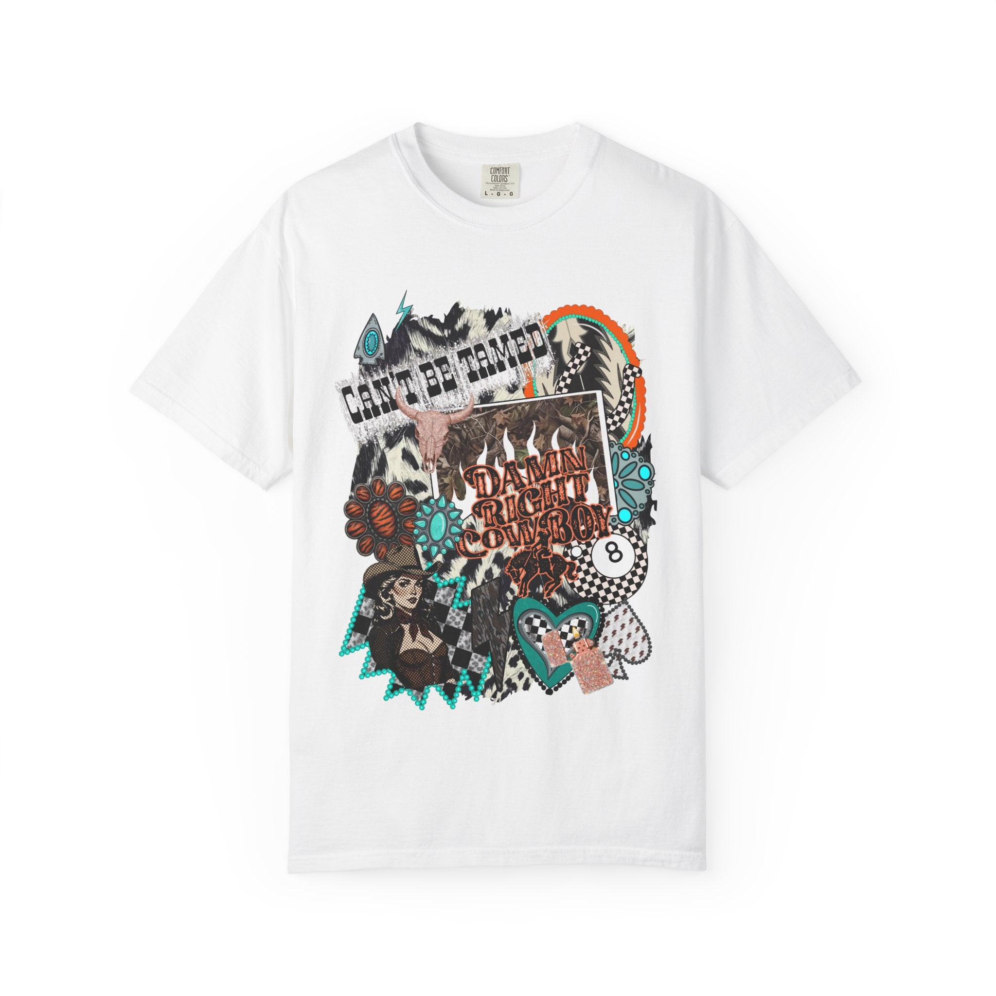 Damn Right Cowboy Graphic Tee - Comfort Colors