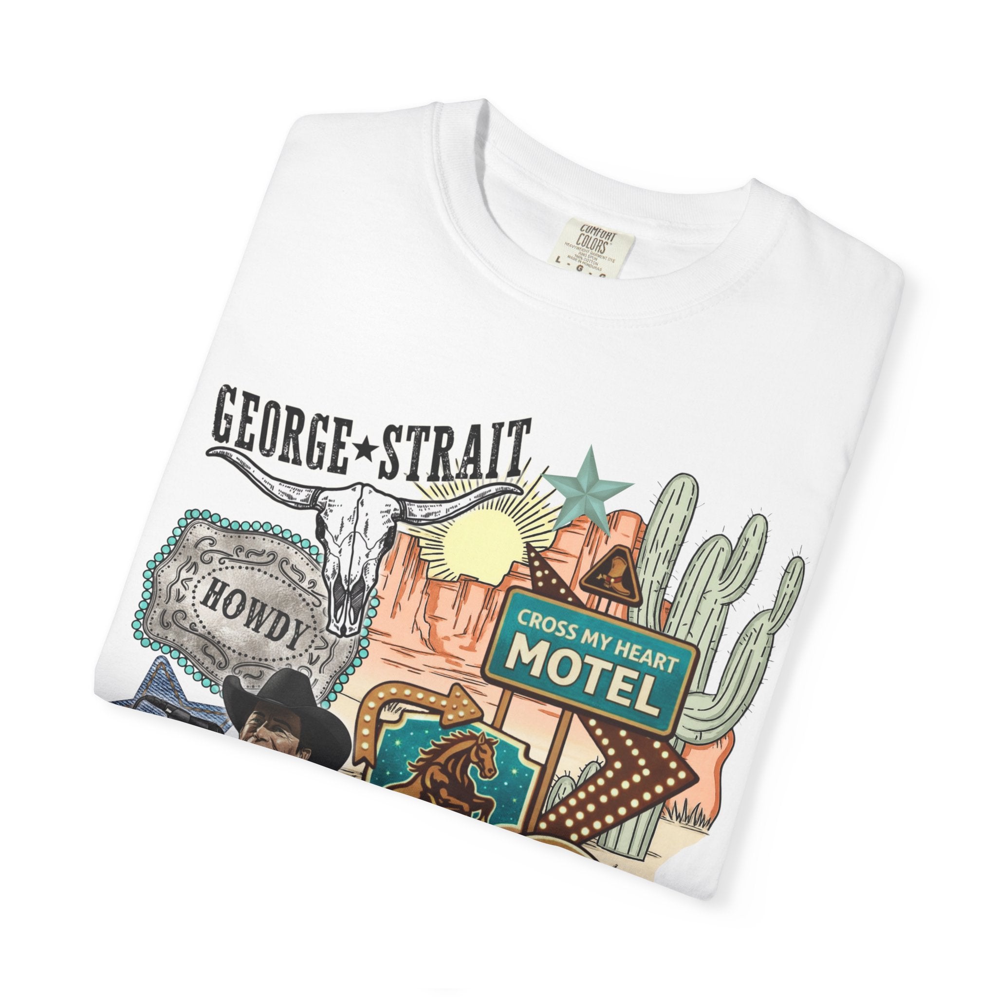 George Strait Collage Graphic Tee - Comfort Colors
