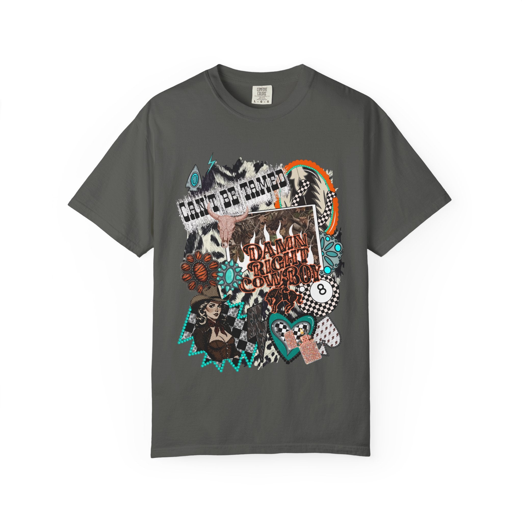 Damn Right Cowboy Graphic Tee - Comfort Colors