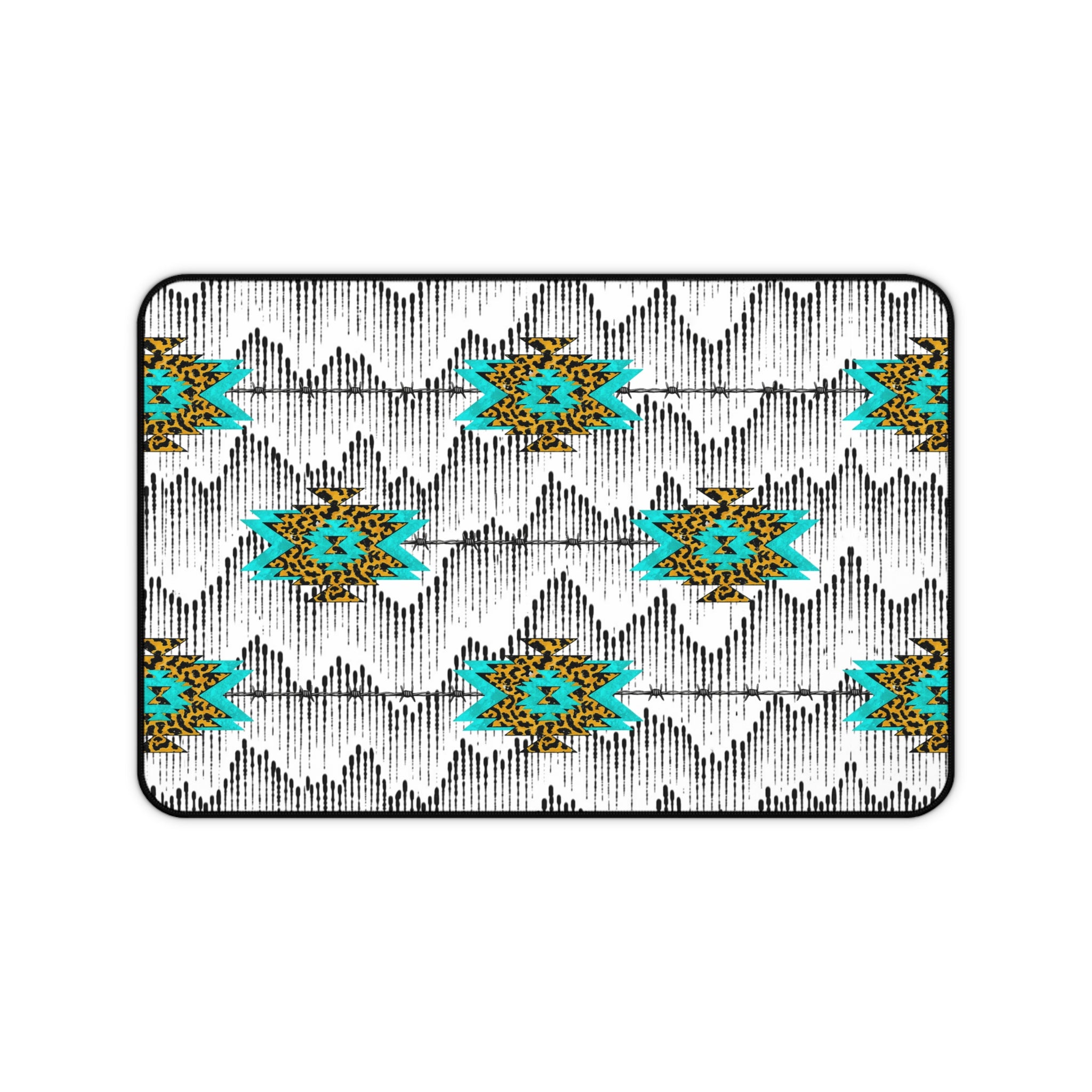 Leopard Aztec Desk Mat