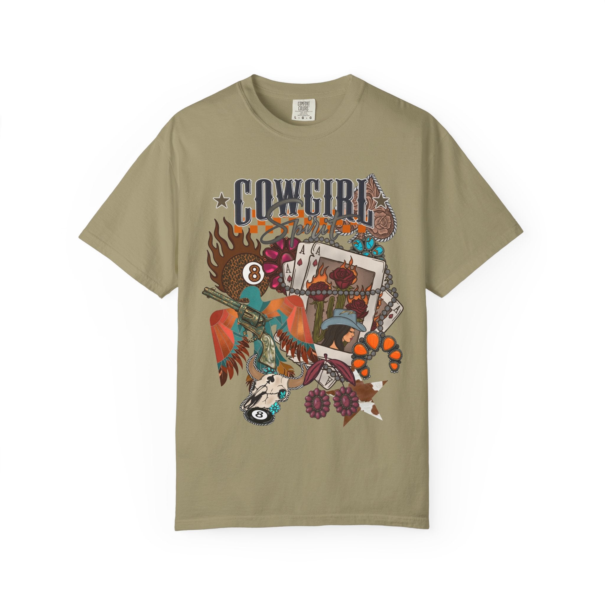 Cowboy Spirit Graphic Tee - Comfort Colors