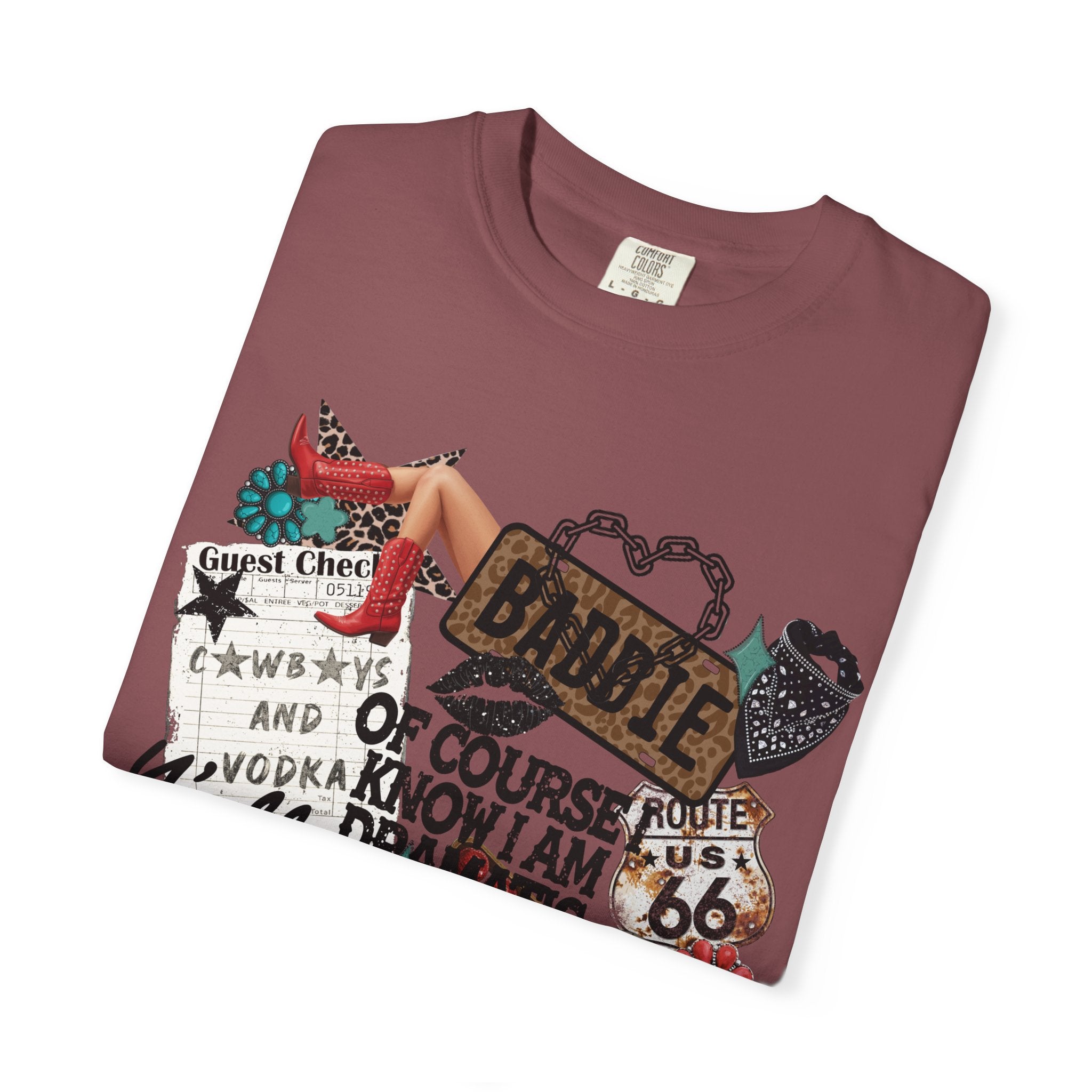 Dramatic Baddie Graphic Tee - Comfort Colors