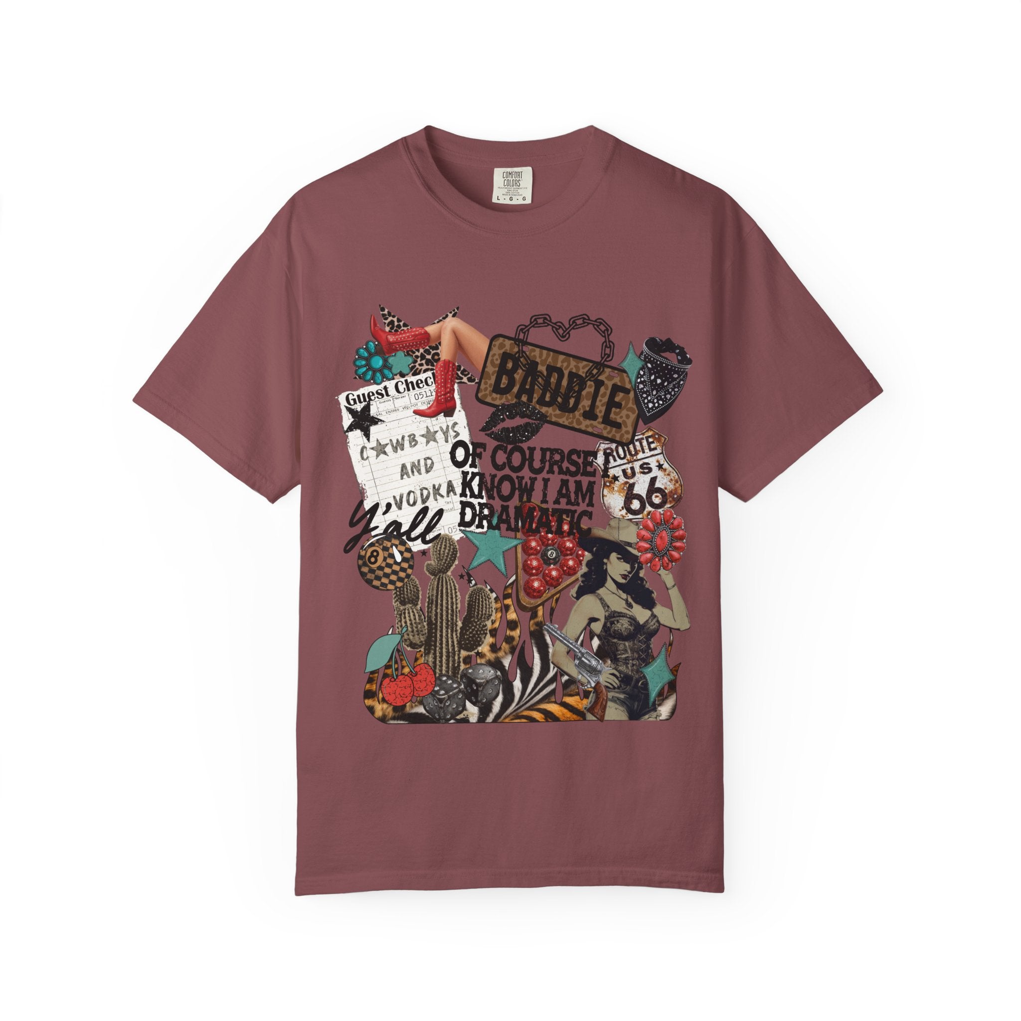 Dramatic Baddie Graphic Tee - Comfort Colors