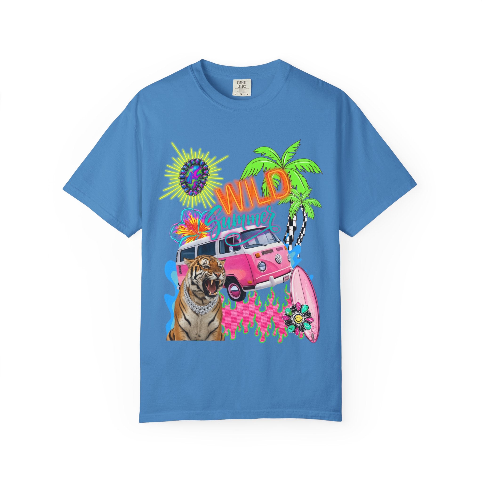 Wild Summer Graphic Tee - Comfort Colors