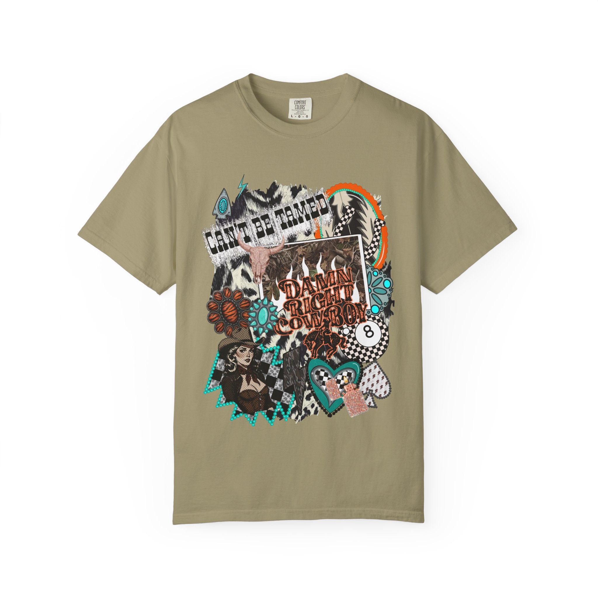 Damn Right Cowboy Graphic Tee - Comfort Colors