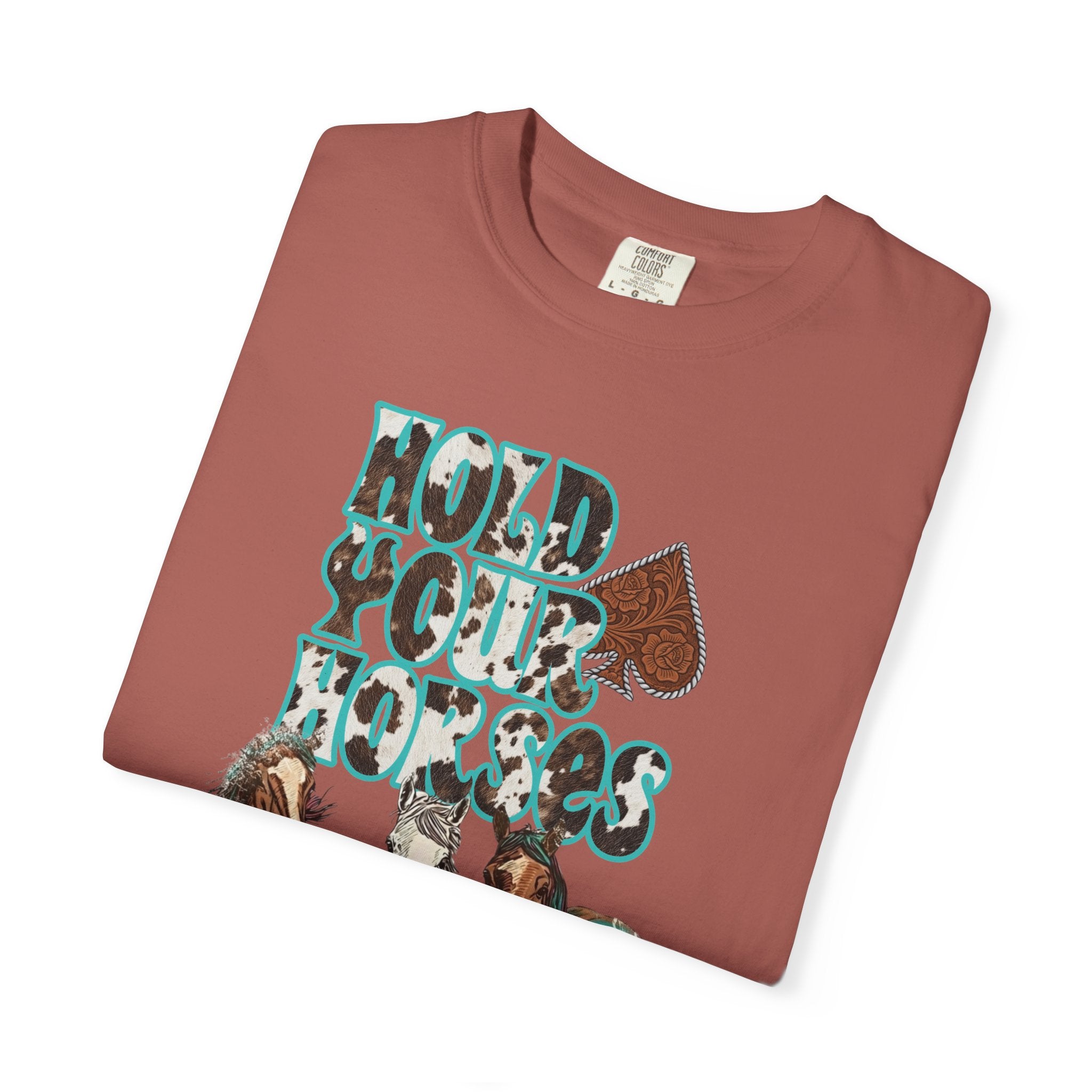Hold Your Horses Graphic Tee - Comfort Colors