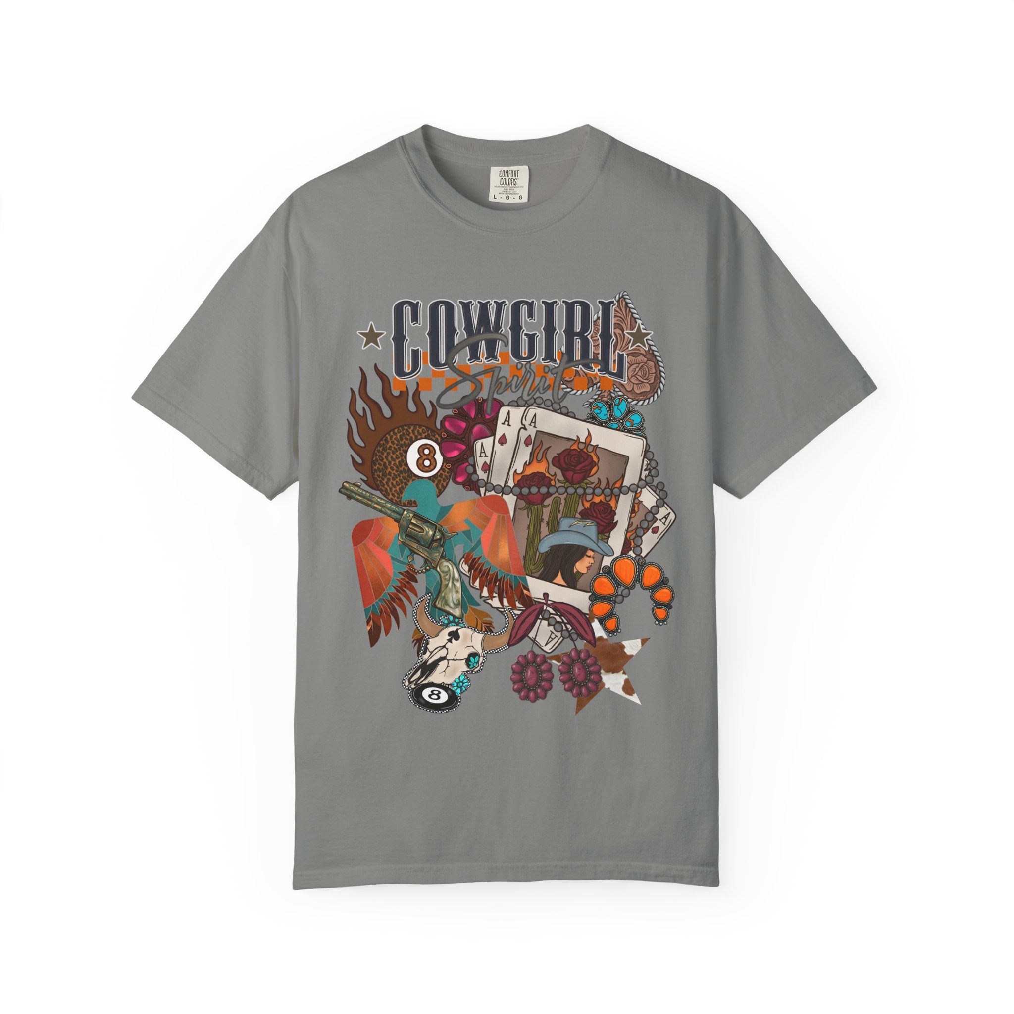 Cowboy Spirit Graphic Tee - Comfort Colors