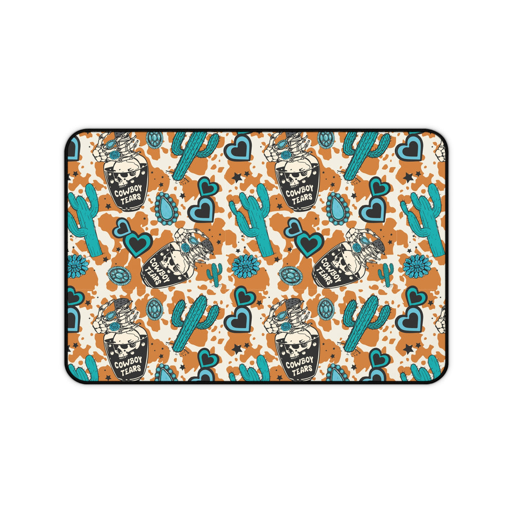 Cowboy Tears Pattern Desk Mat
