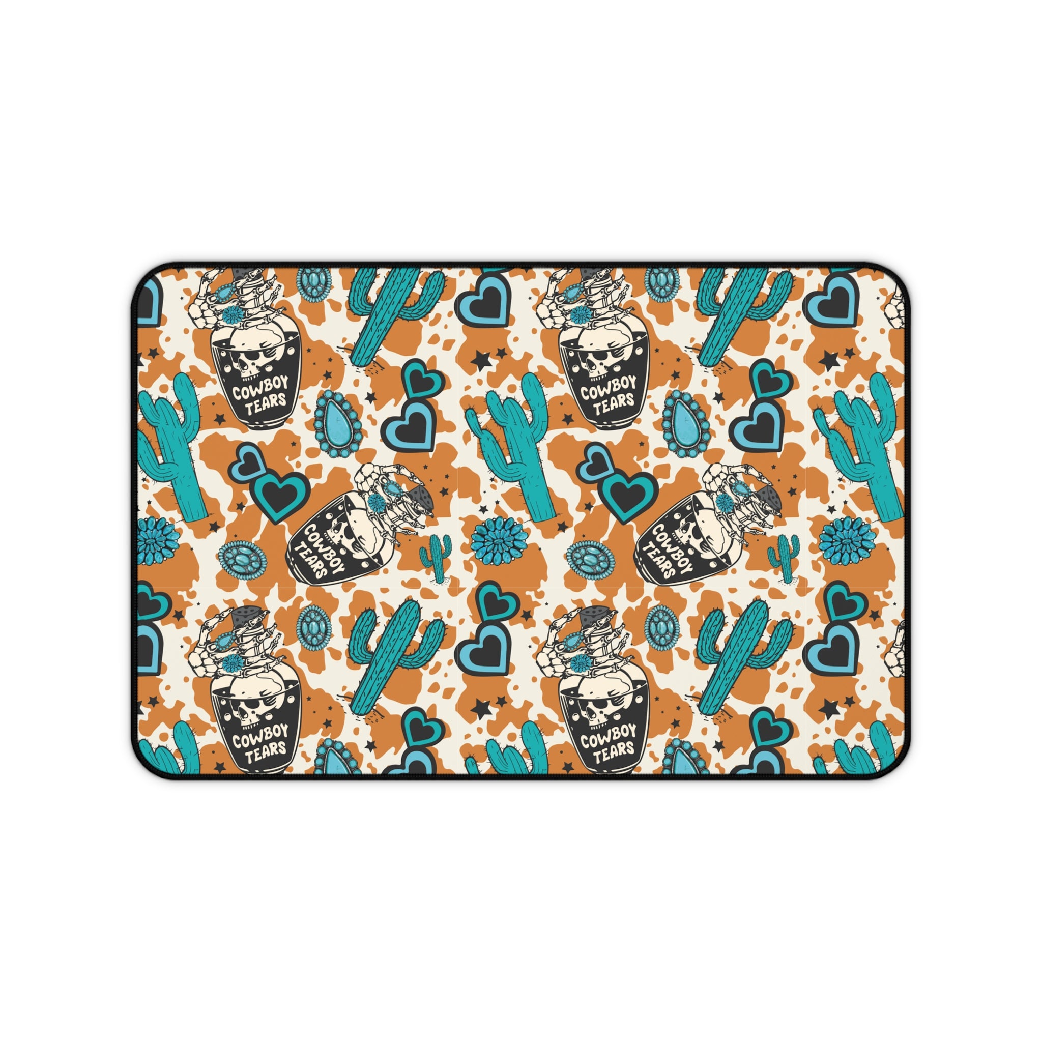 Cowboy Tears Pattern Desk Mat