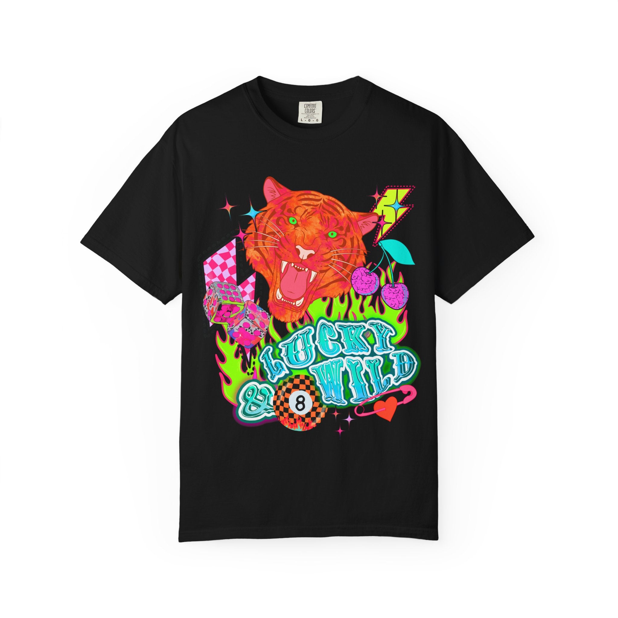 Lucky & Wild Spirit Graphic Tee - Comfort Colors