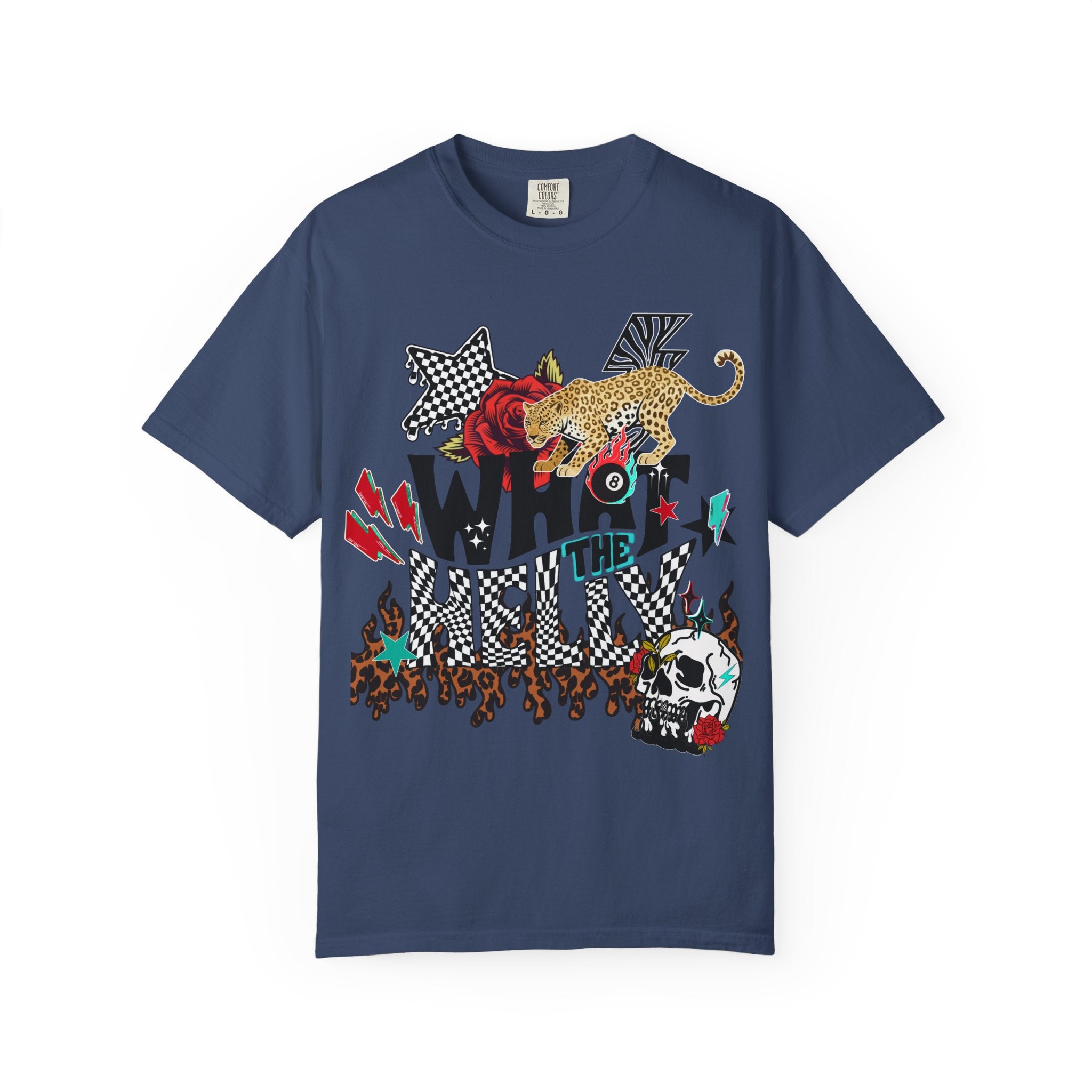 What the Helly (Red) Graphic Tee - Comfort Colors