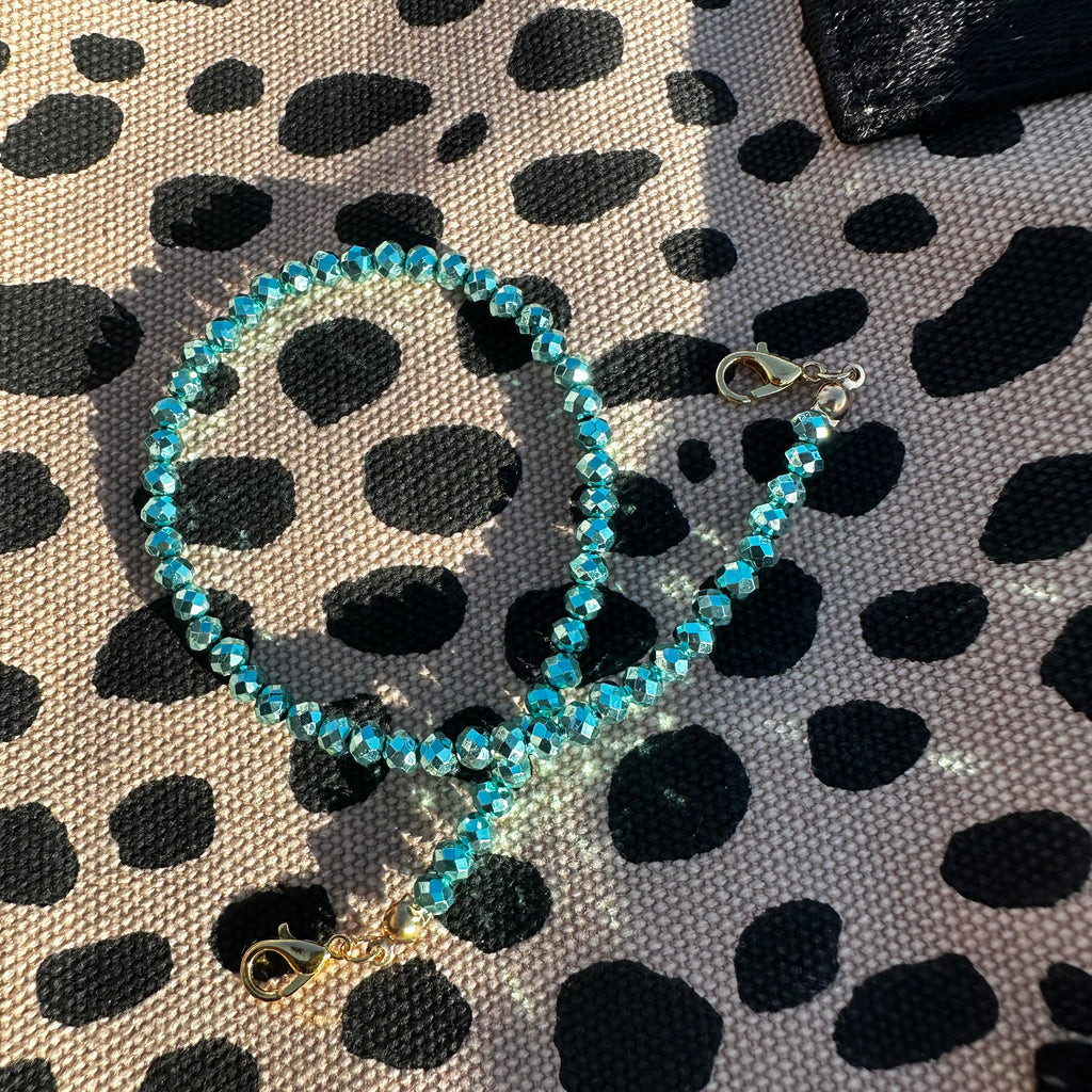 Sparkle Diamond Cut Glass Hat Chains