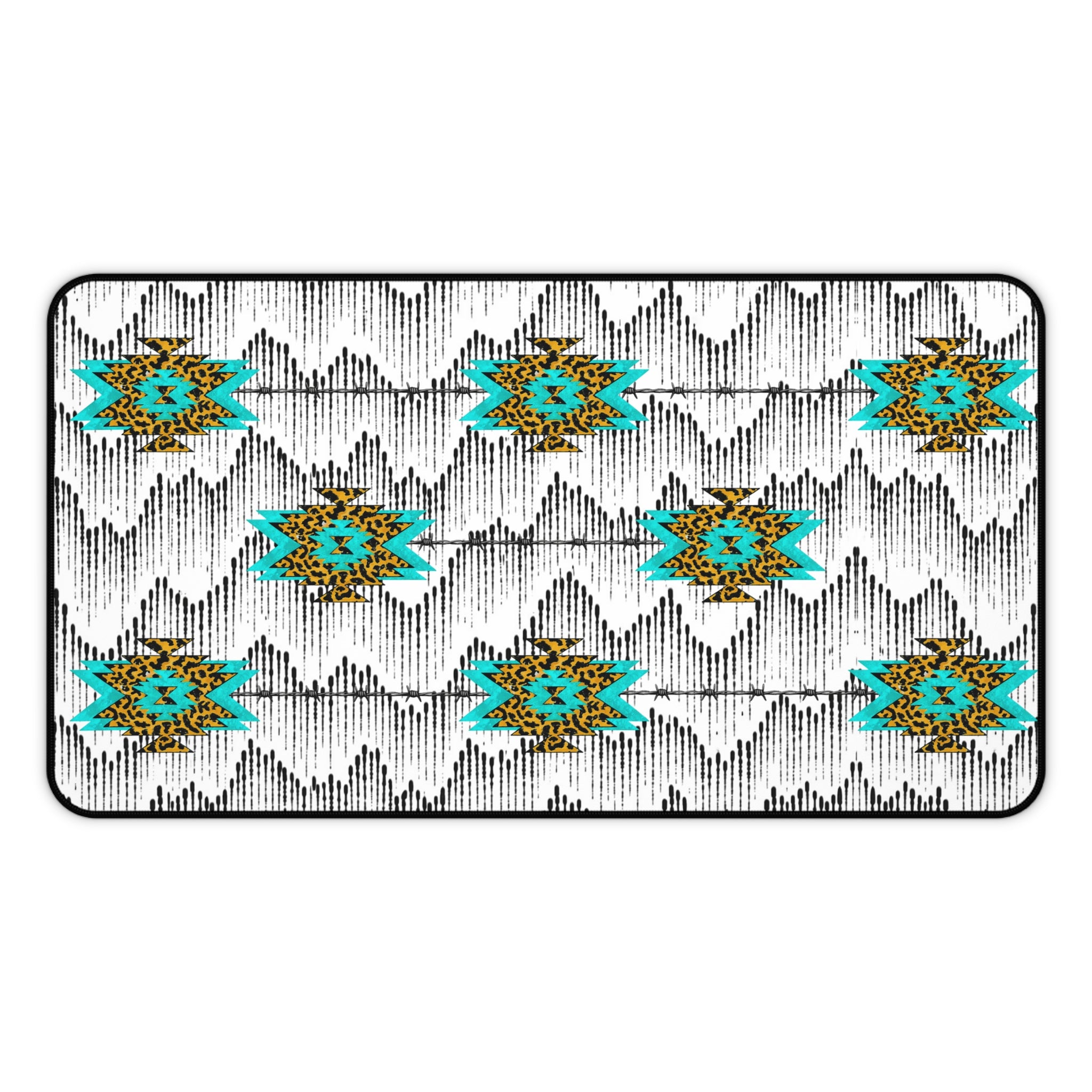 Leopard Aztec Desk Mat