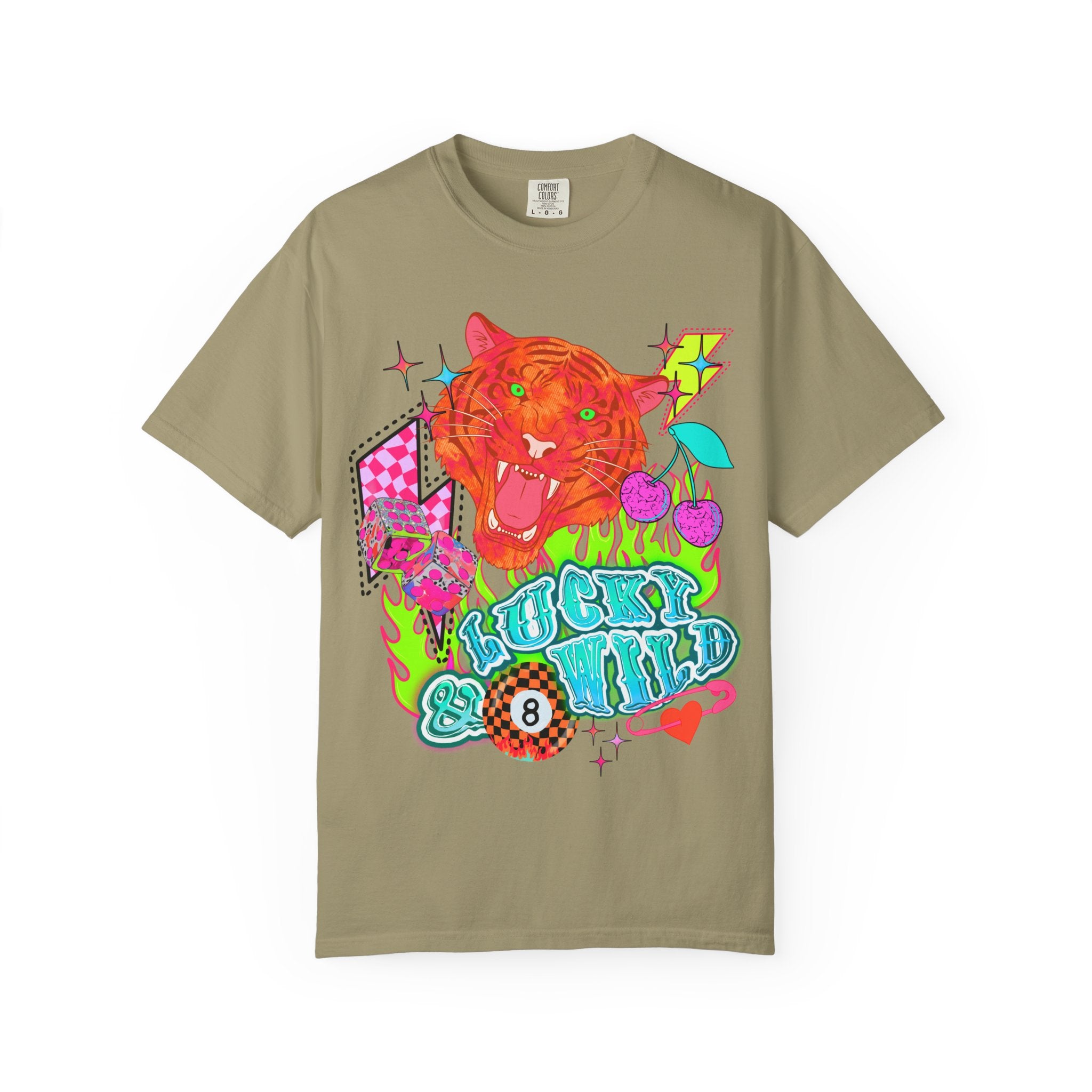 Lucky & Wild Spirit Graphic Tee - Comfort Colors