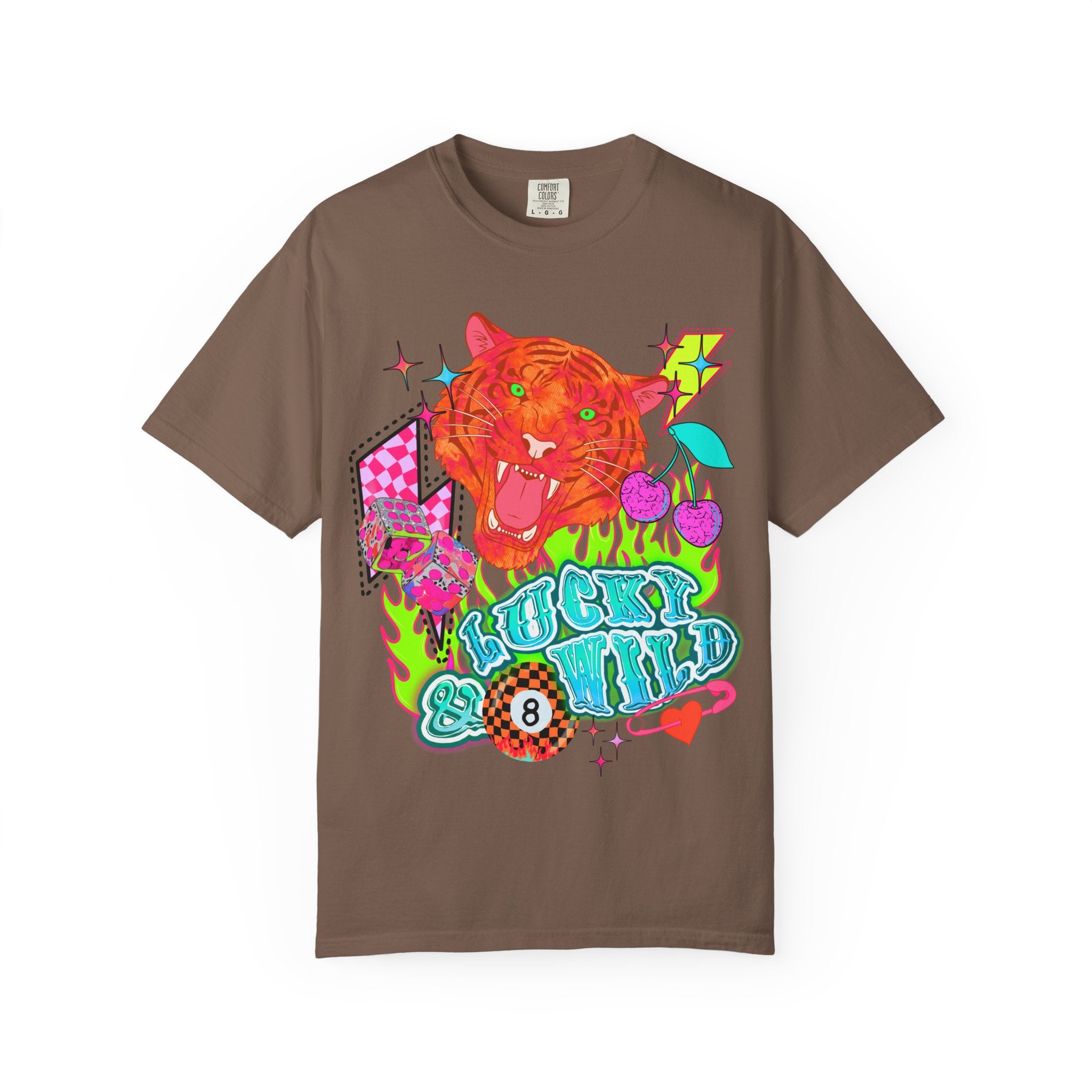 Lucky & Wild Spirit Graphic Tee - Comfort Colors