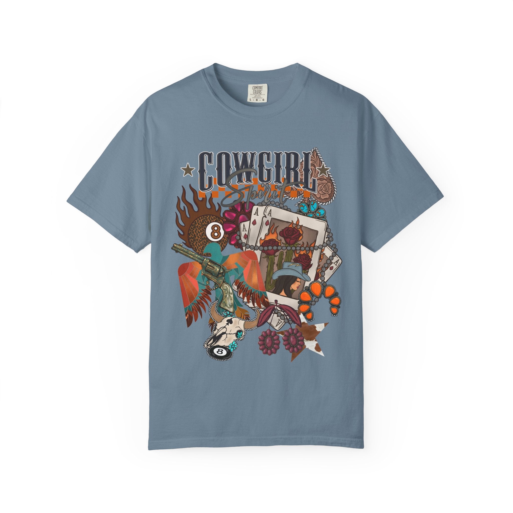 Cowboy Spirit Graphic Tee - Comfort Colors