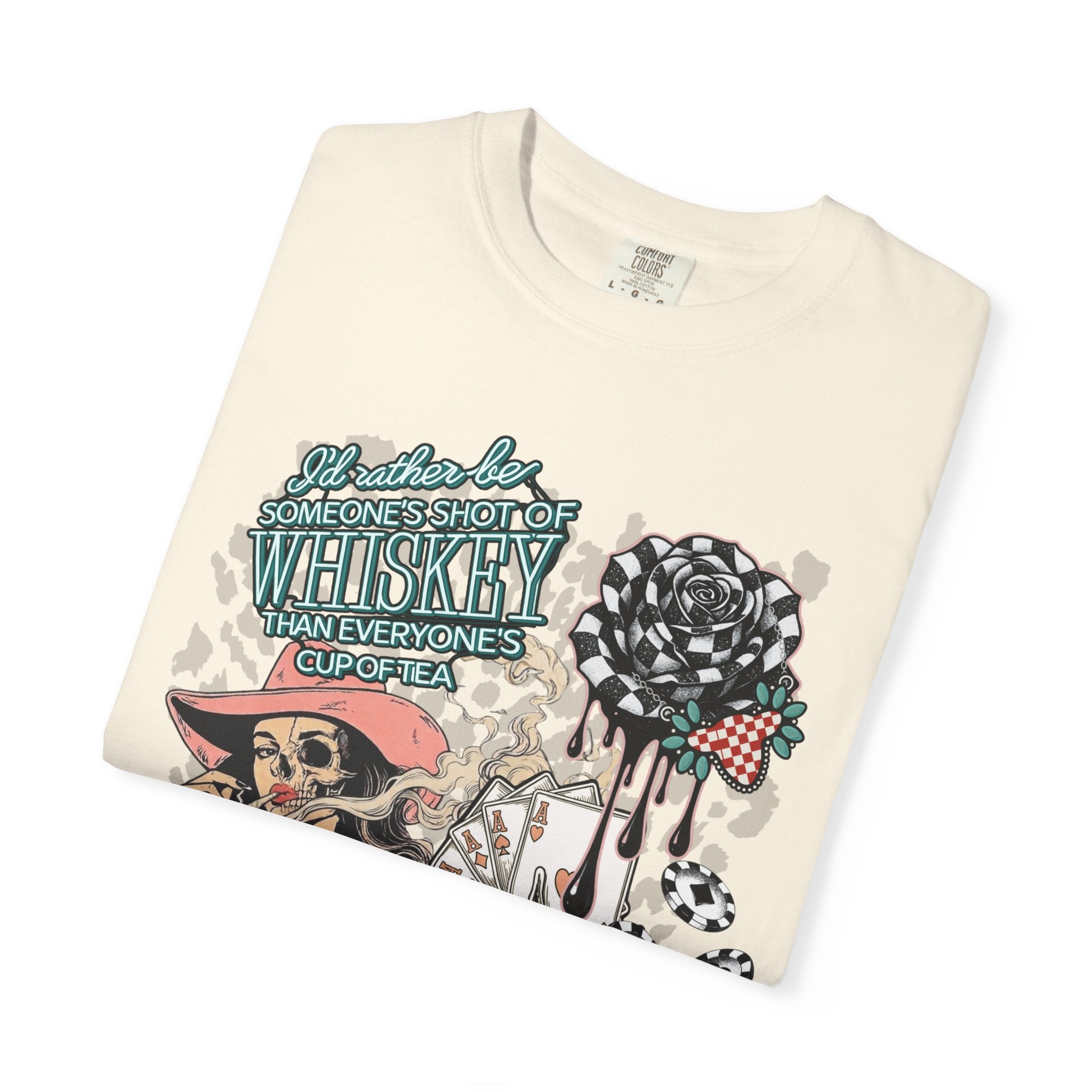 Whiskey Over Tea Graphic Tee - Comfort Colors