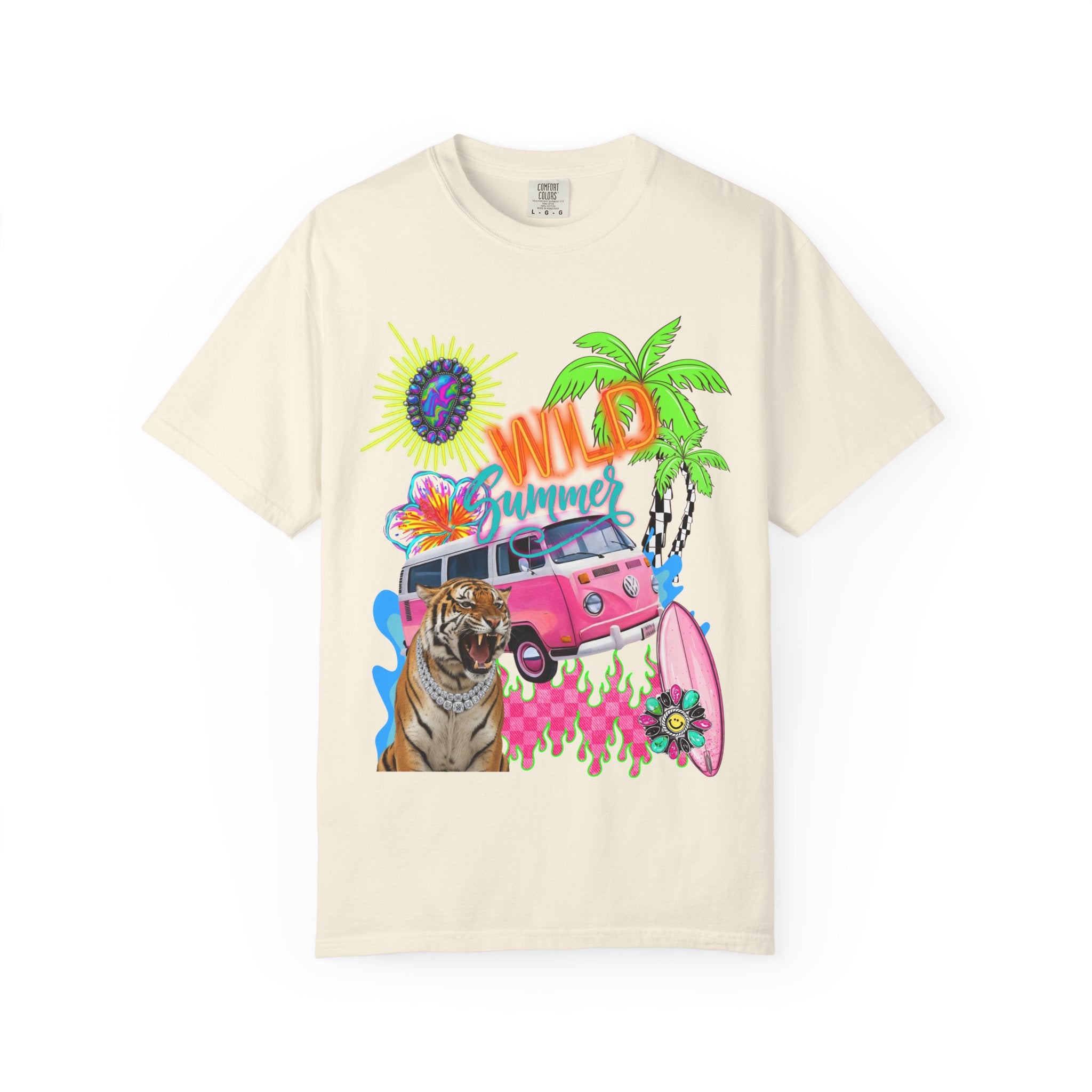 Wild Summer Graphic Tee - Comfort Colors