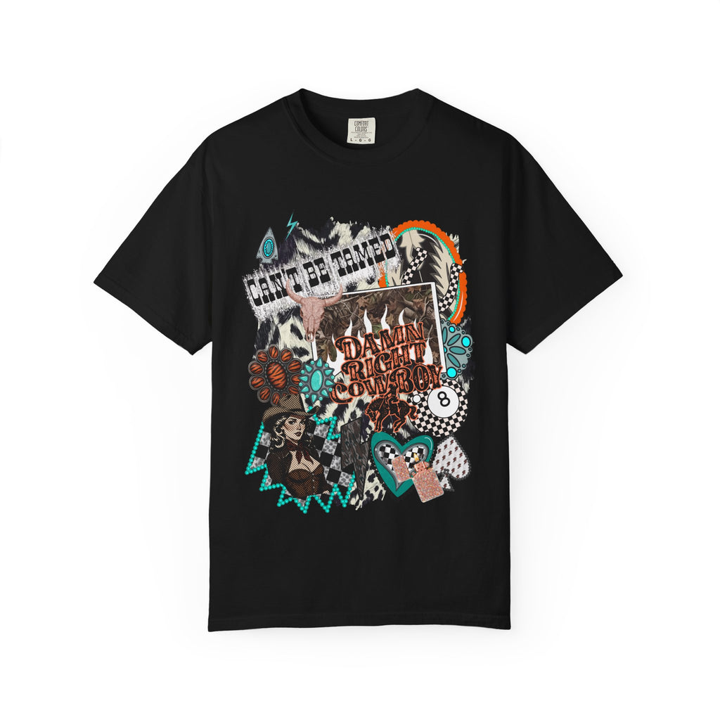 Damn Right Cowboy Graphic Tee - Comfort Colors