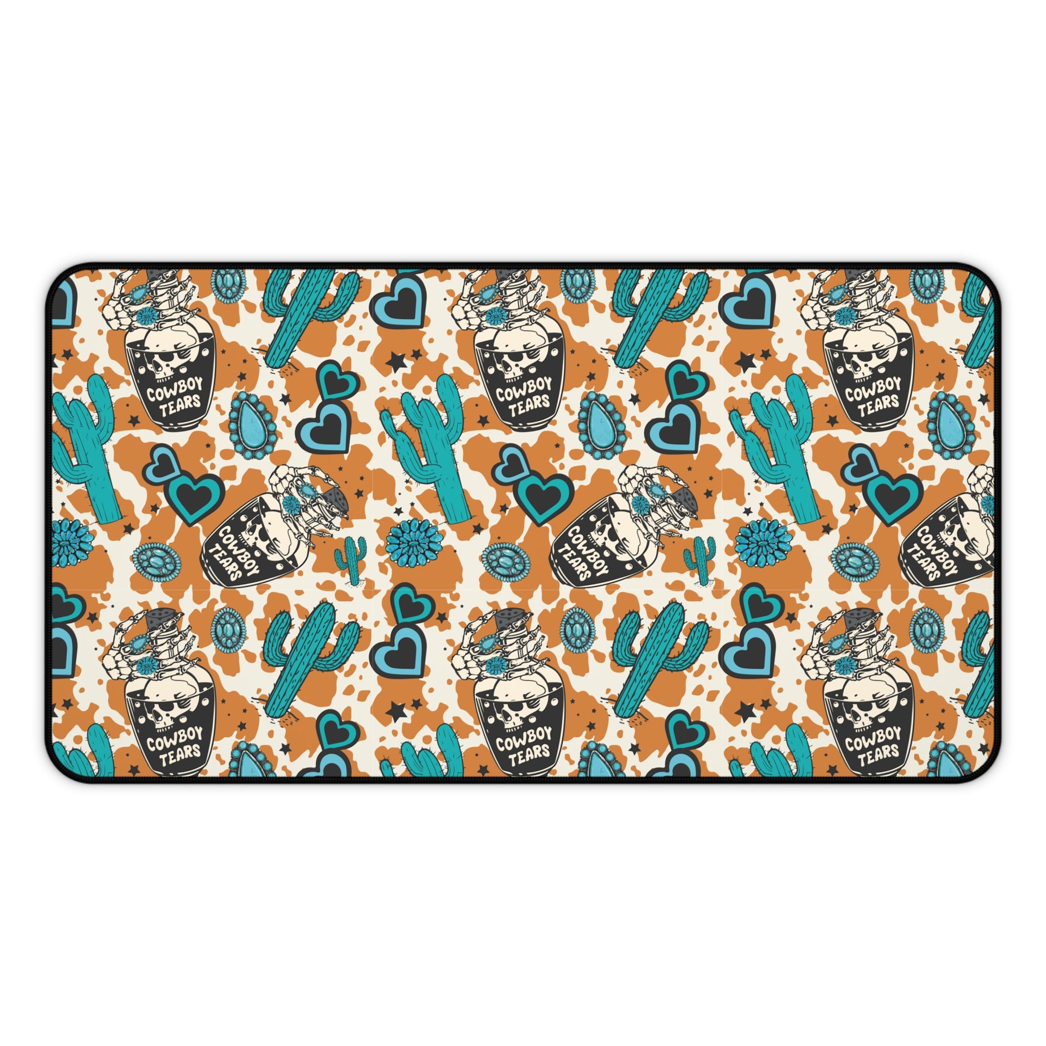 Cowboy Tears Pattern Desk Mat