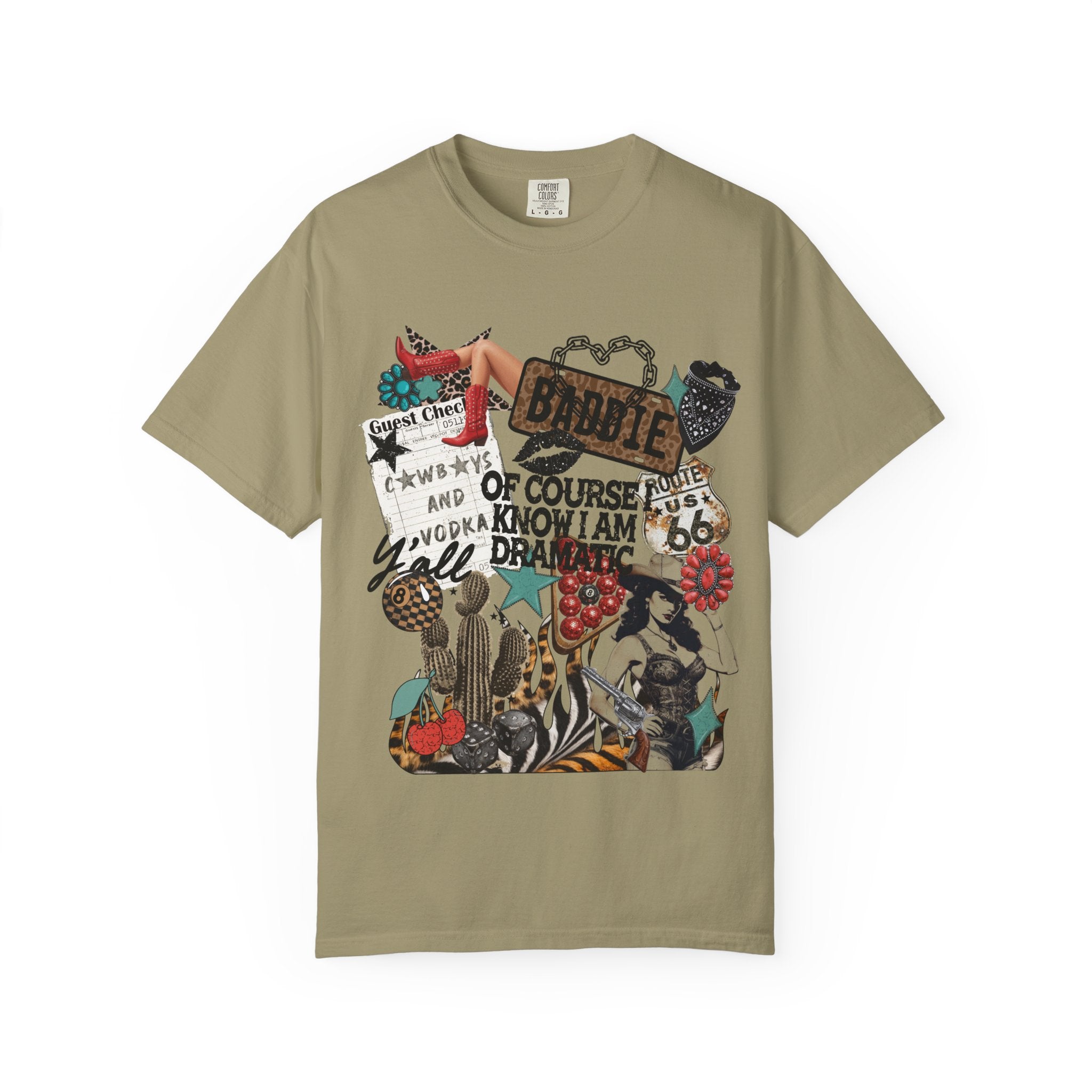 Dramatic Baddie Graphic Tee - Comfort Colors