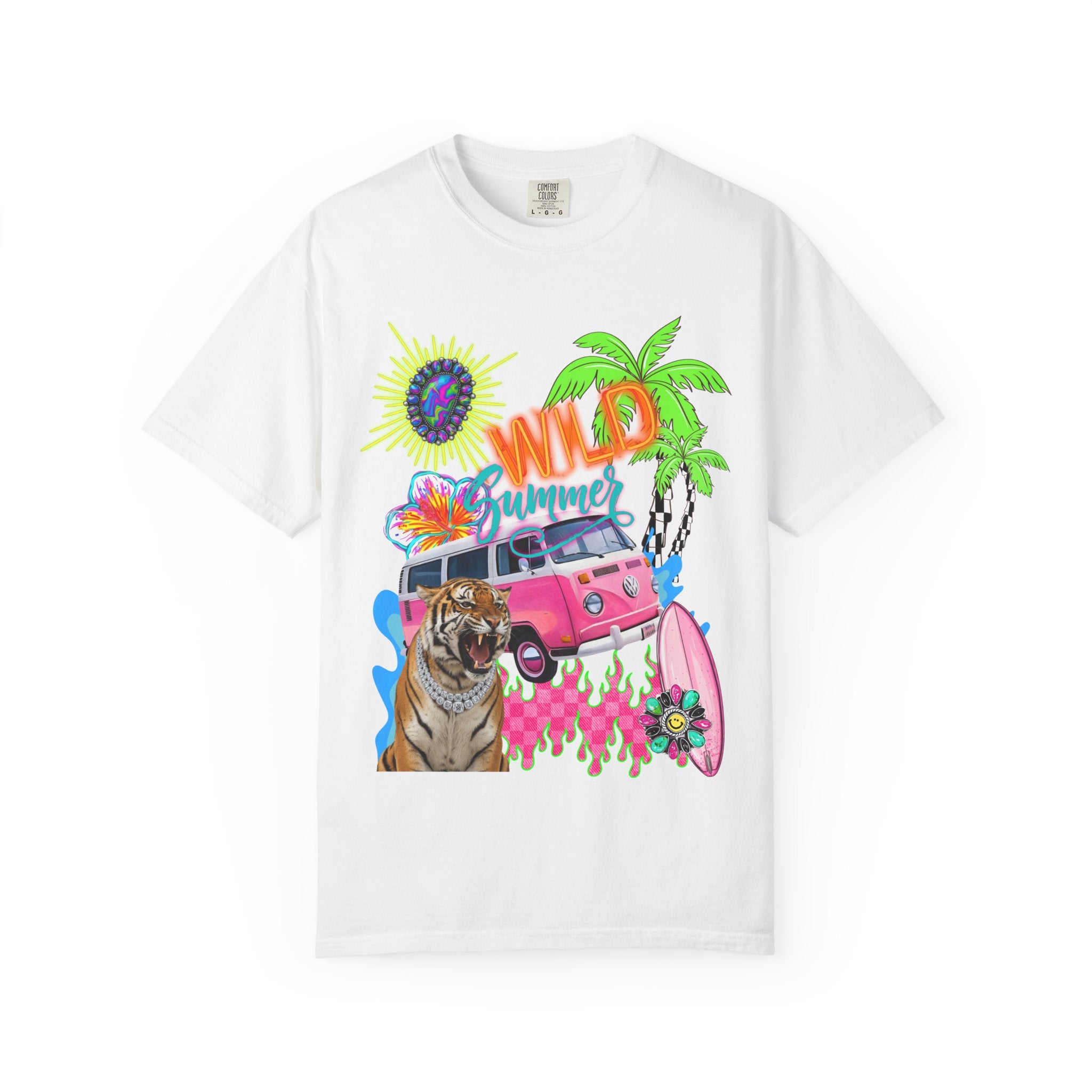 Wild Summer Graphic Tee - Comfort Colors