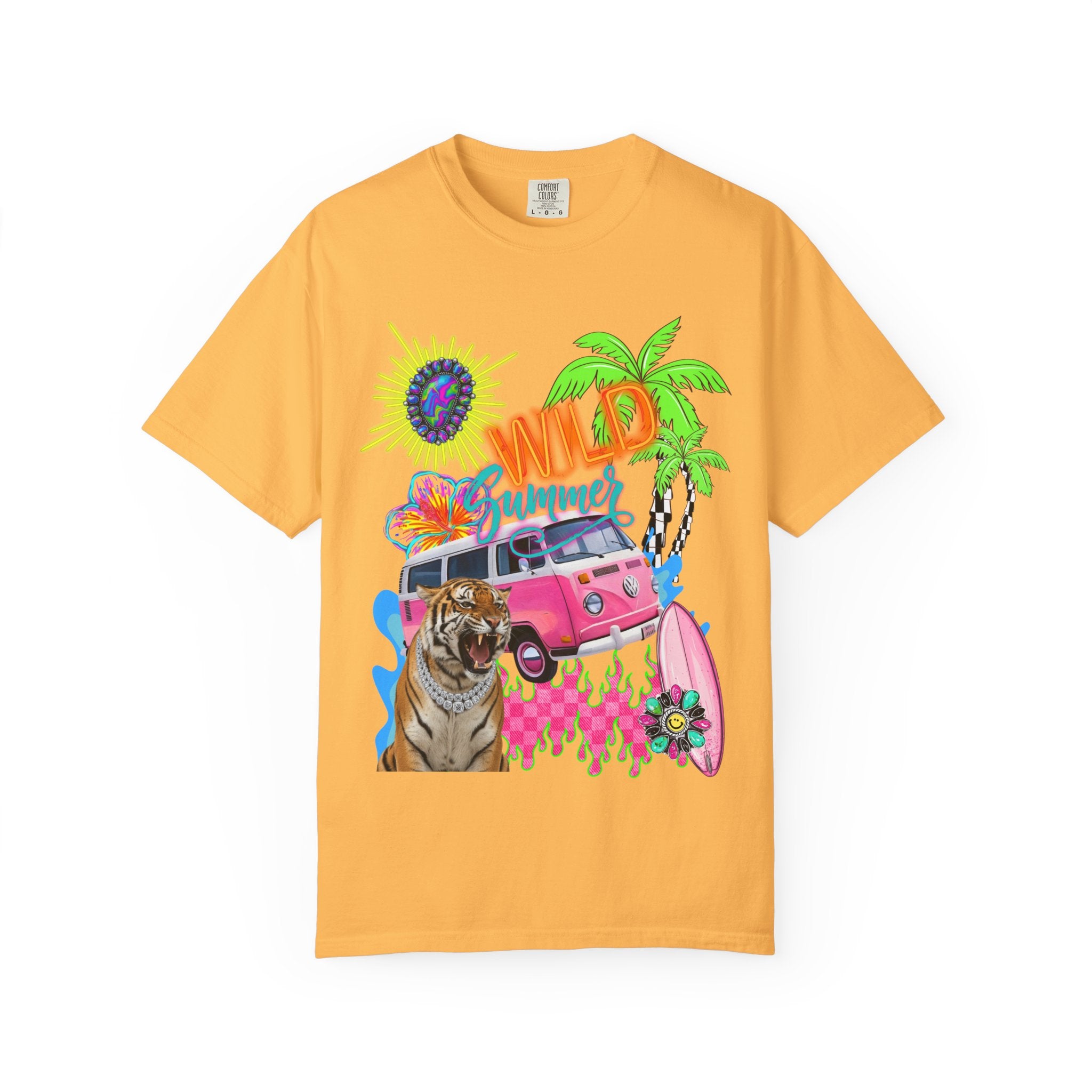Wild Summer Graphic Tee - Comfort Colors
