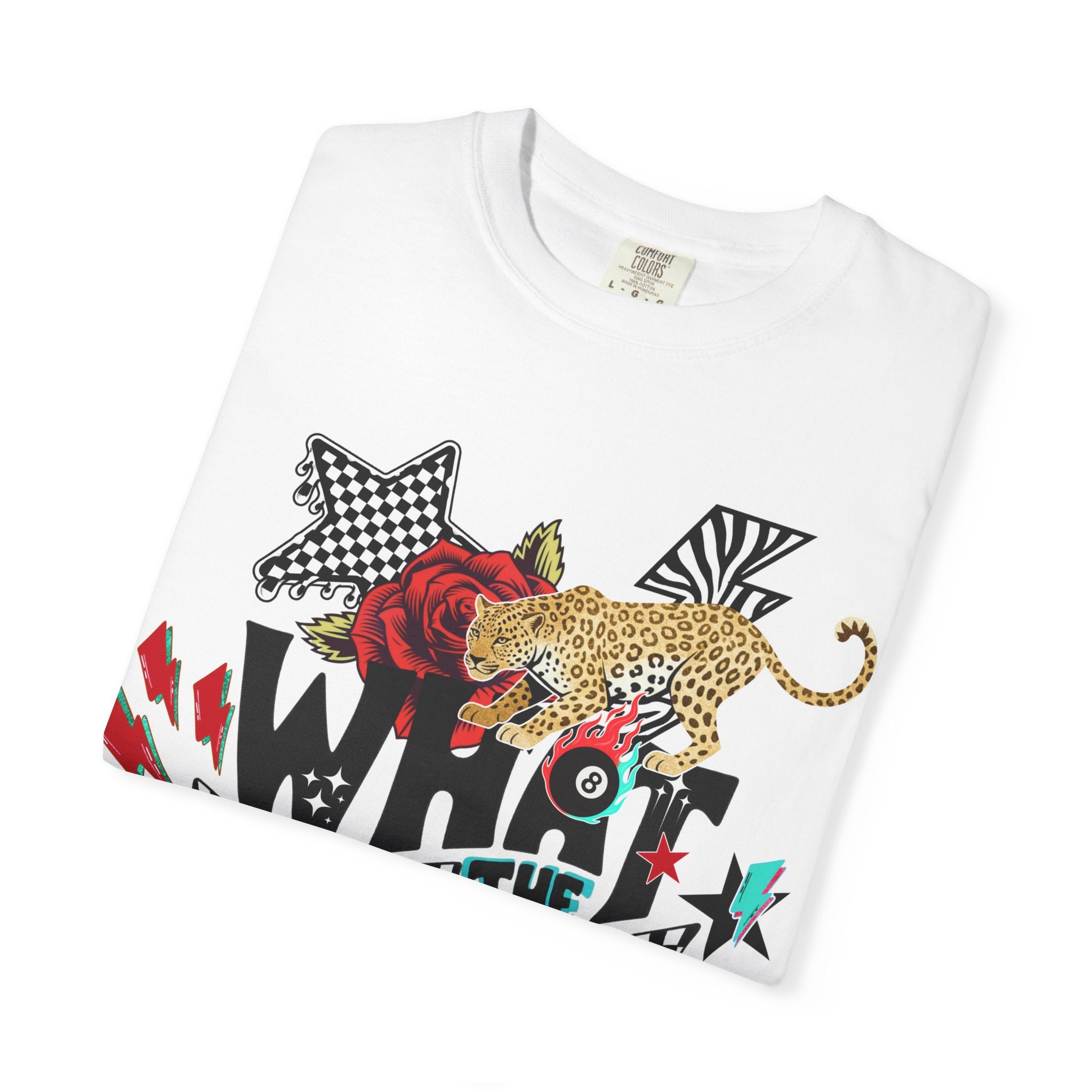 What the Helly (Red) Graphic Tee - Comfort Colors