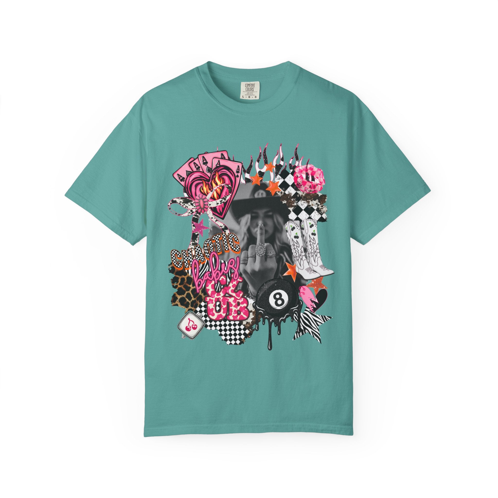 Chaotic Babes Club Graphic Tee - Comfort Colors