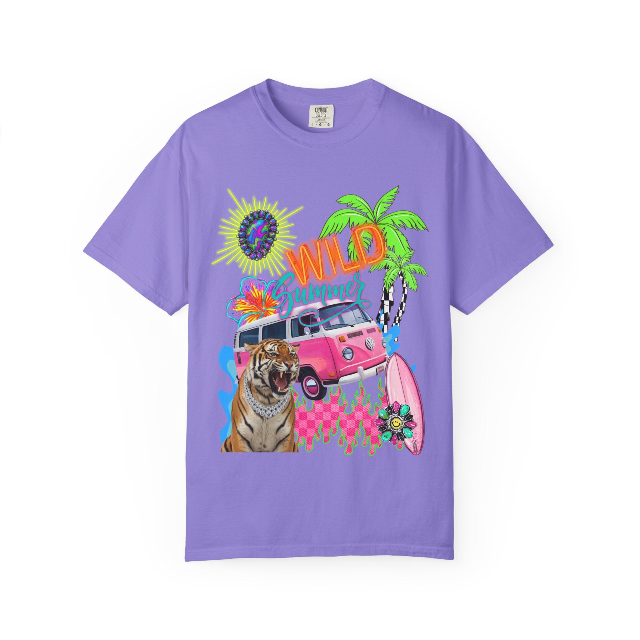 Wild Summer Graphic Tee - Comfort Colors