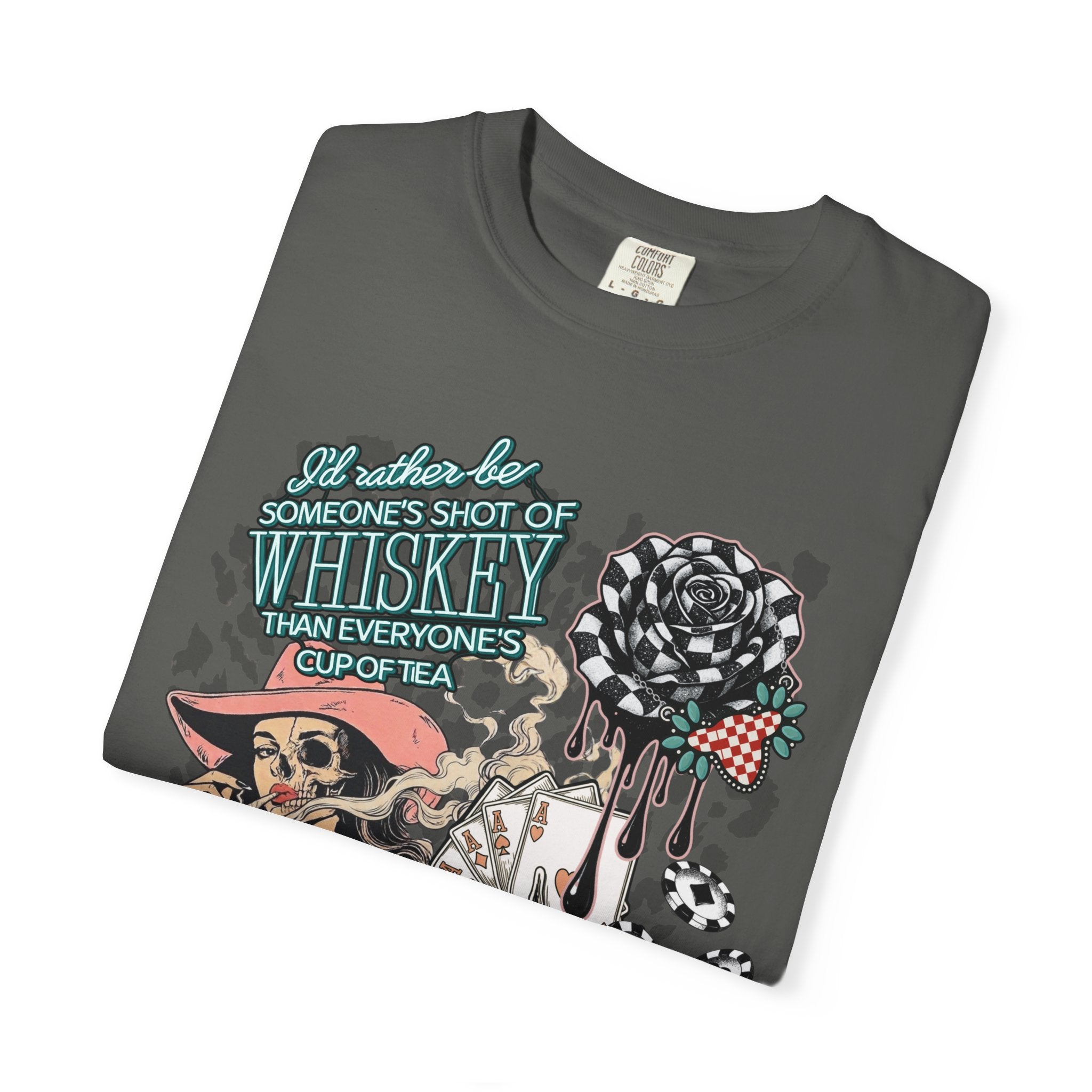 Whiskey Over Tea Graphic Tee - Comfort Colors