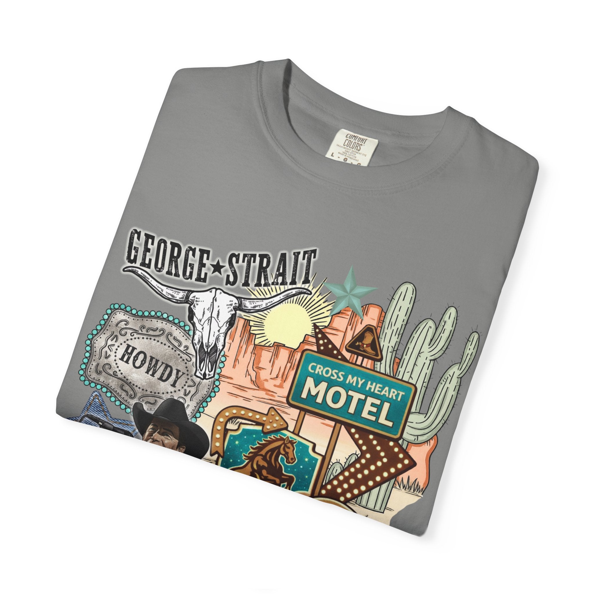George Strait Collage Graphic Tee - Comfort Colors